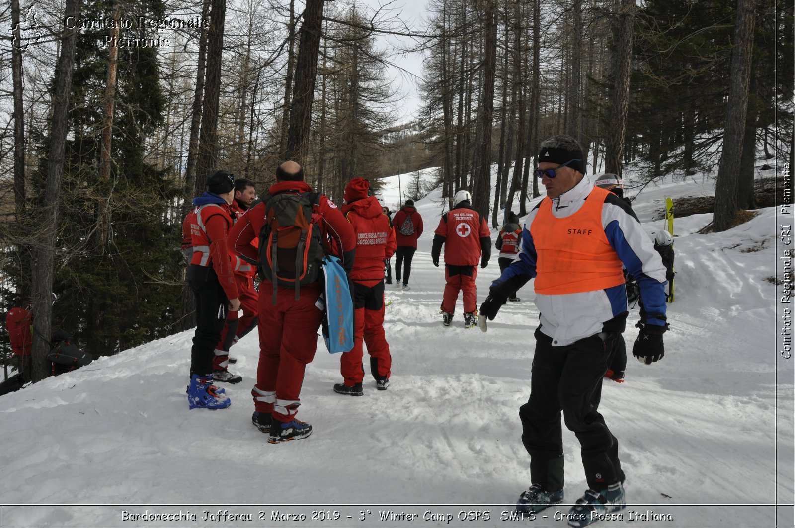 Bardonecchia Jafferau 2 Marzo 2019 - 3 Winter Camp OSPS  SMTS - Croce Rossa Italiana - Comitato Regionale del Piemonte