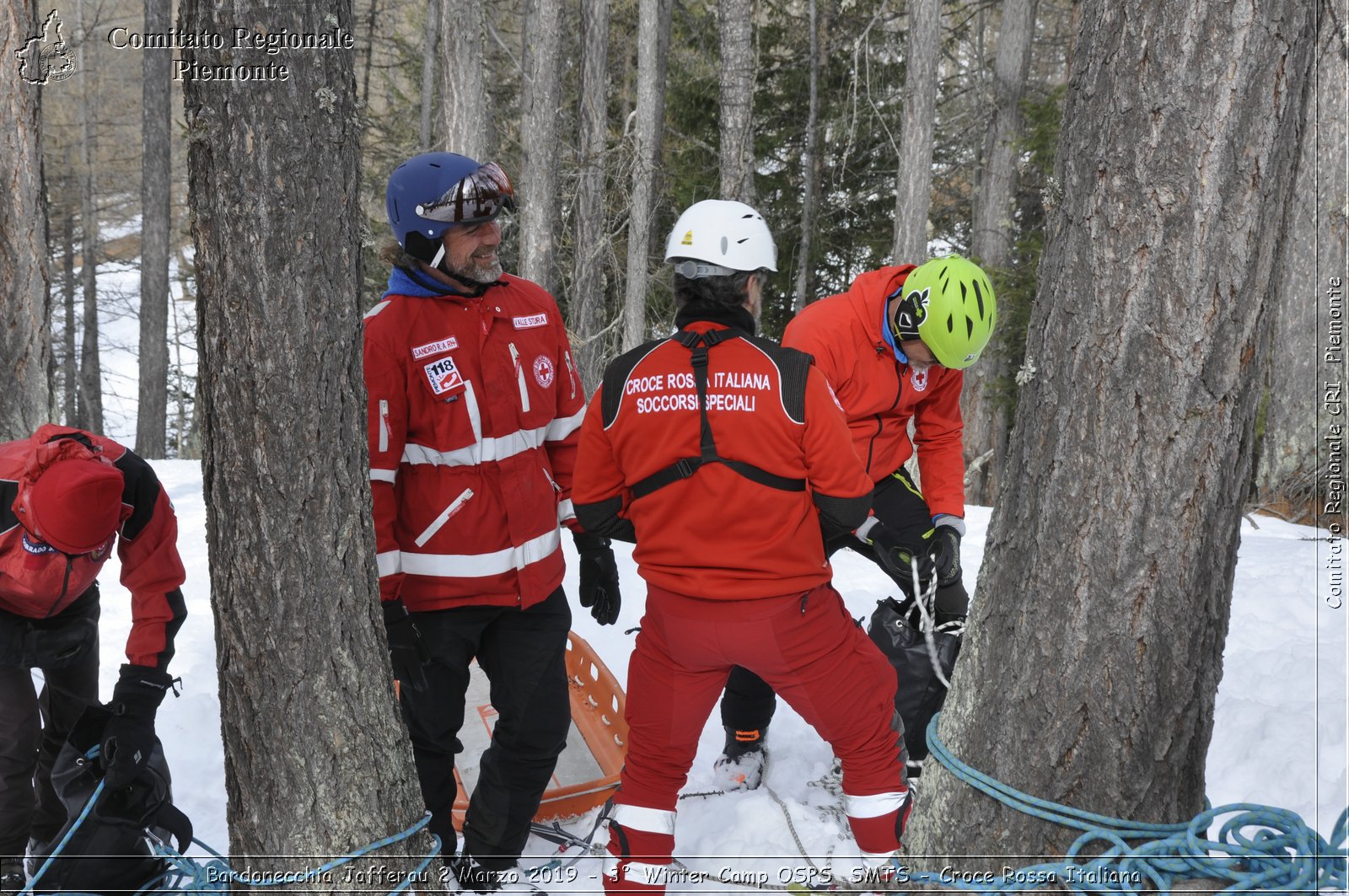 Bardonecchia Jafferau 2 Marzo 2019 - 3 Winter Camp OSPS  SMTS - Croce Rossa Italiana - Comitato Regionale del Piemonte