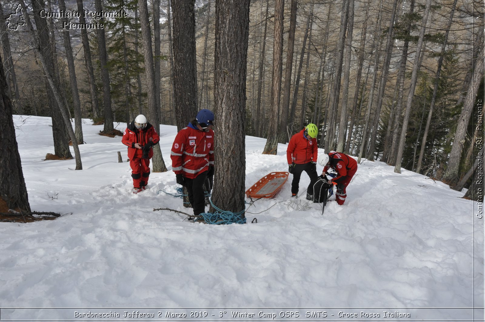 Bardonecchia Jafferau 2 Marzo 2019 - 3 Winter Camp OSPS  SMTS - Croce Rossa Italiana - Comitato Regionale del Piemonte