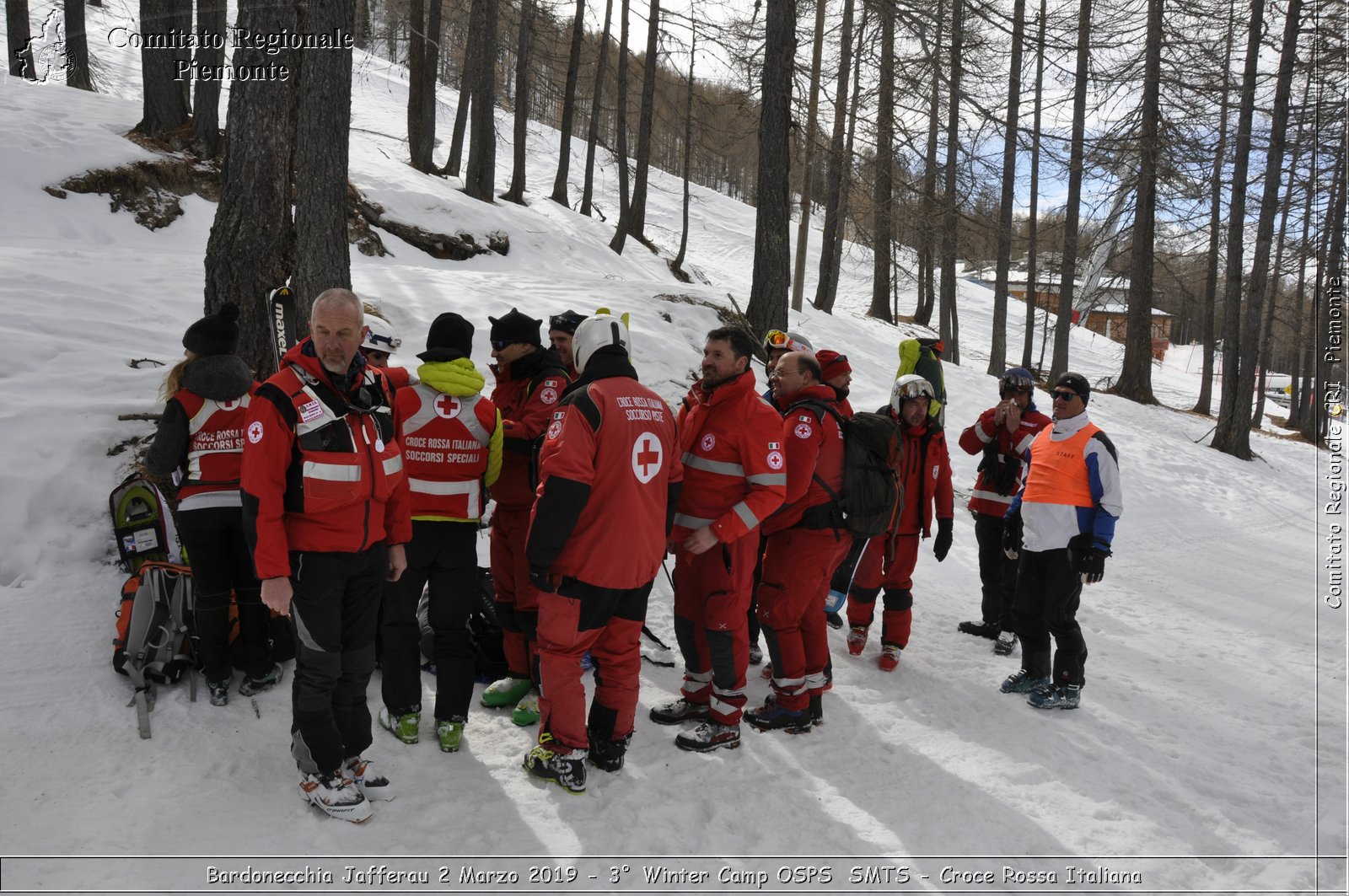 Bardonecchia Jafferau 2 Marzo 2019 - 3 Winter Camp OSPS  SMTS - Croce Rossa Italiana - Comitato Regionale del Piemonte