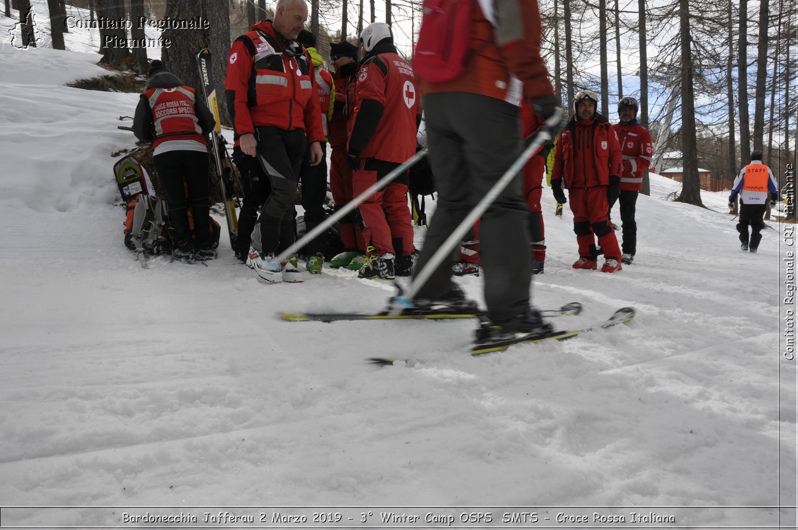 Bardonecchia Jafferau 2 Marzo 2019 - 3 Winter Camp OSPS  SMTS - Croce Rossa Italiana - Comitato Regionale del Piemonte