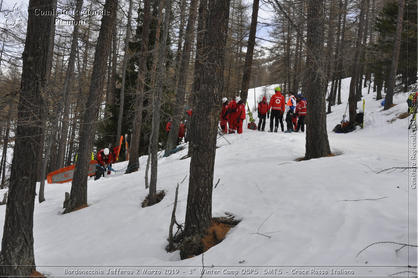 Bardonecchia Jafferau 2 Marzo 2019 - 3 Winter Camp OSPS  SMTS - Croce Rossa Italiana - Comitato Regionale del Piemonte