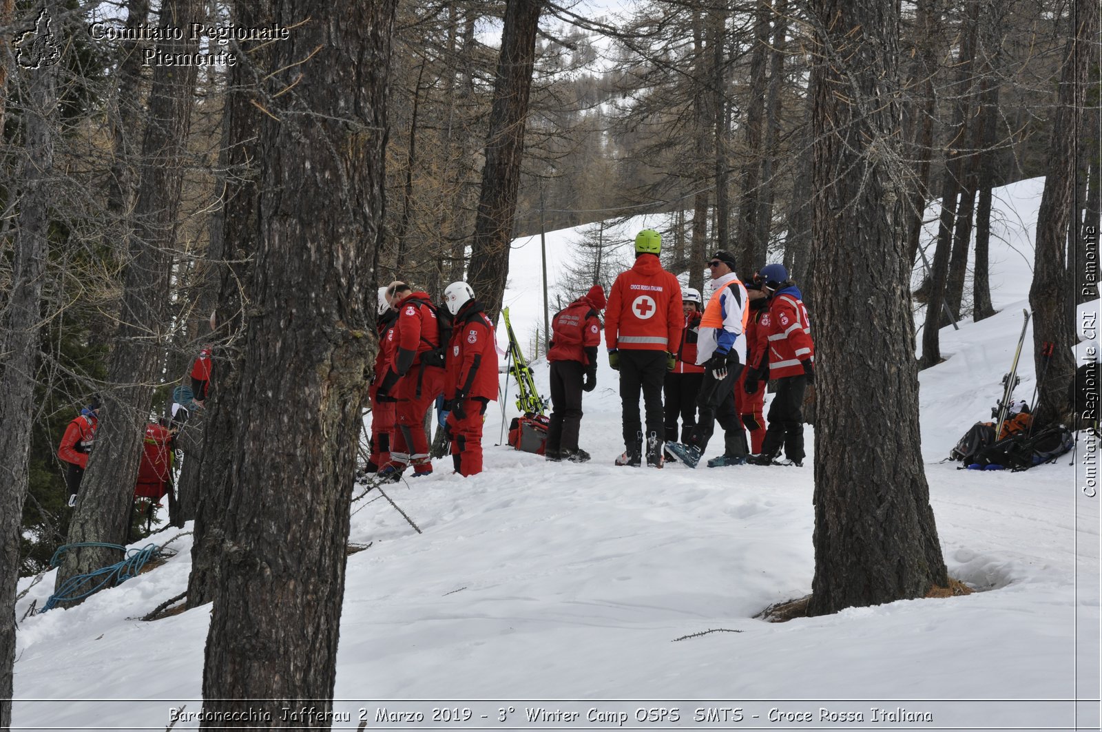 Bardonecchia Jafferau 2 Marzo 2019 - 3 Winter Camp OSPS  SMTS - Croce Rossa Italiana - Comitato Regionale del Piemonte