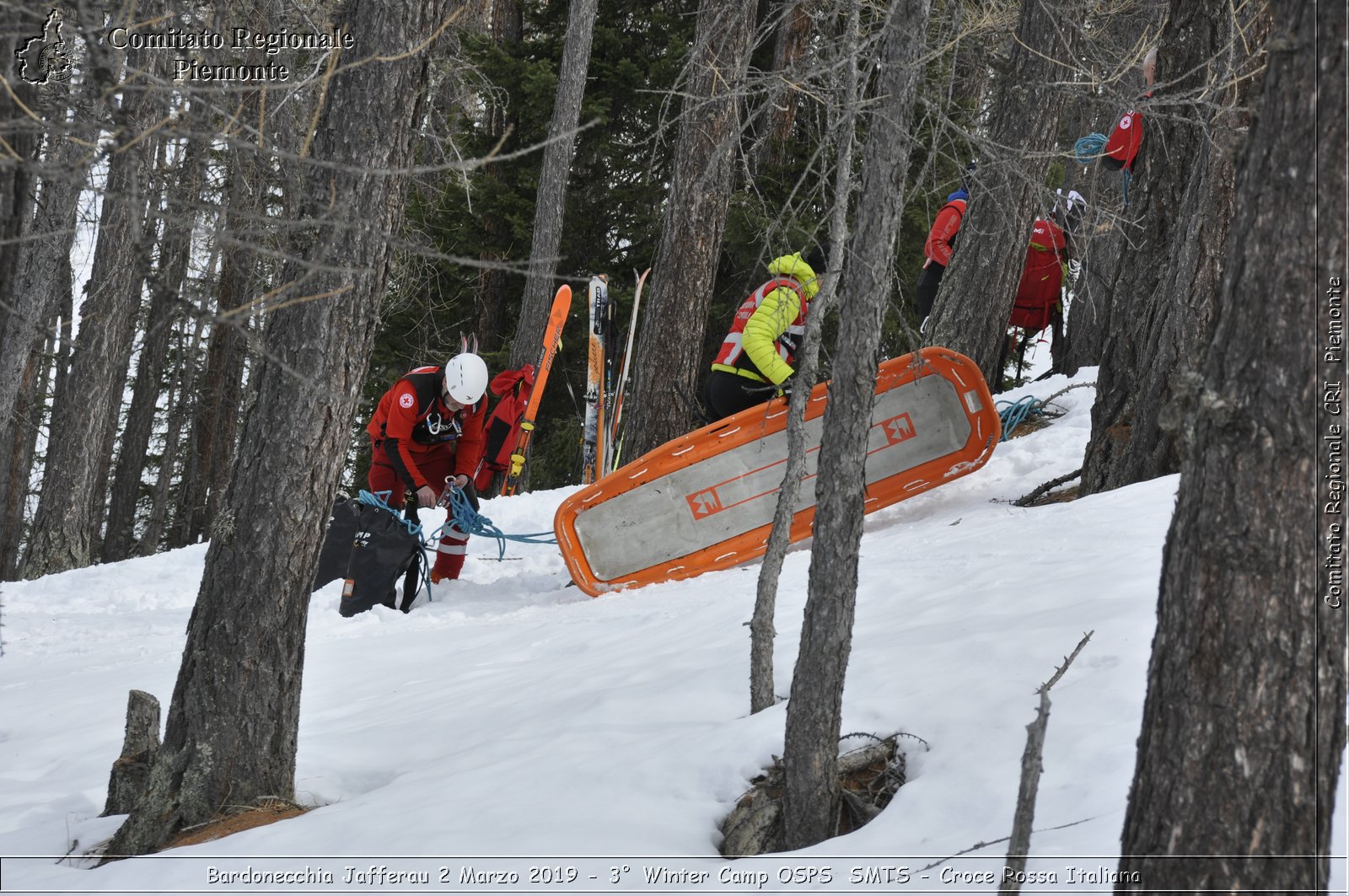 Bardonecchia Jafferau 2 Marzo 2019 - 3 Winter Camp OSPS  SMTS - Croce Rossa Italiana - Comitato Regionale del Piemonte