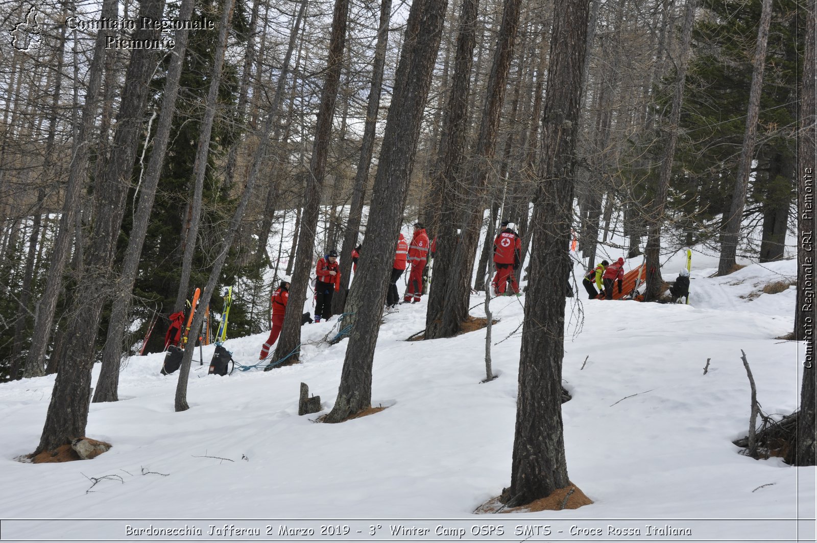 Bardonecchia Jafferau 2 Marzo 2019 - 3 Winter Camp OSPS  SMTS - Croce Rossa Italiana - Comitato Regionale del Piemonte