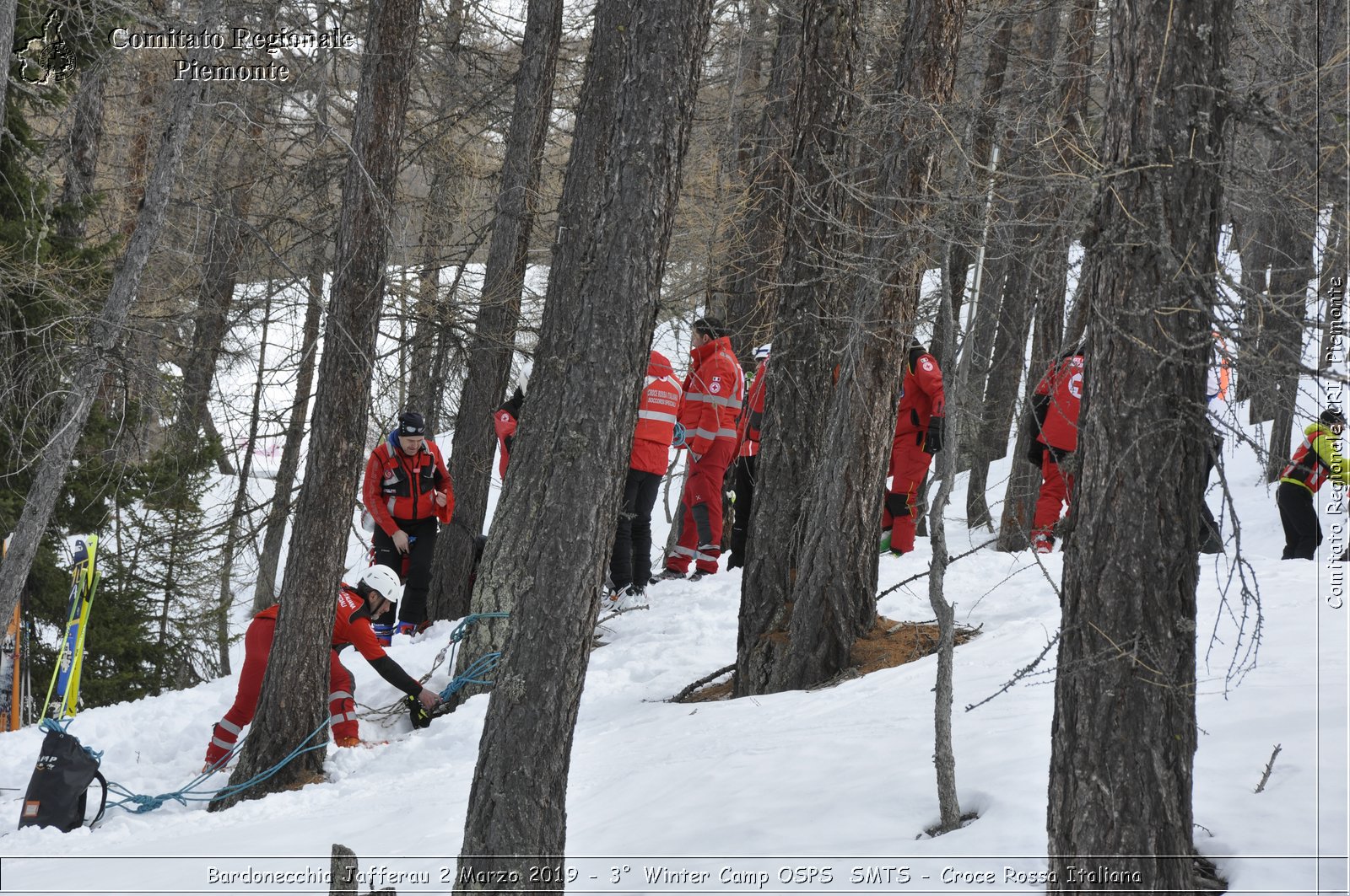 Bardonecchia Jafferau 2 Marzo 2019 - 3 Winter Camp OSPS  SMTS - Croce Rossa Italiana - Comitato Regionale del Piemonte