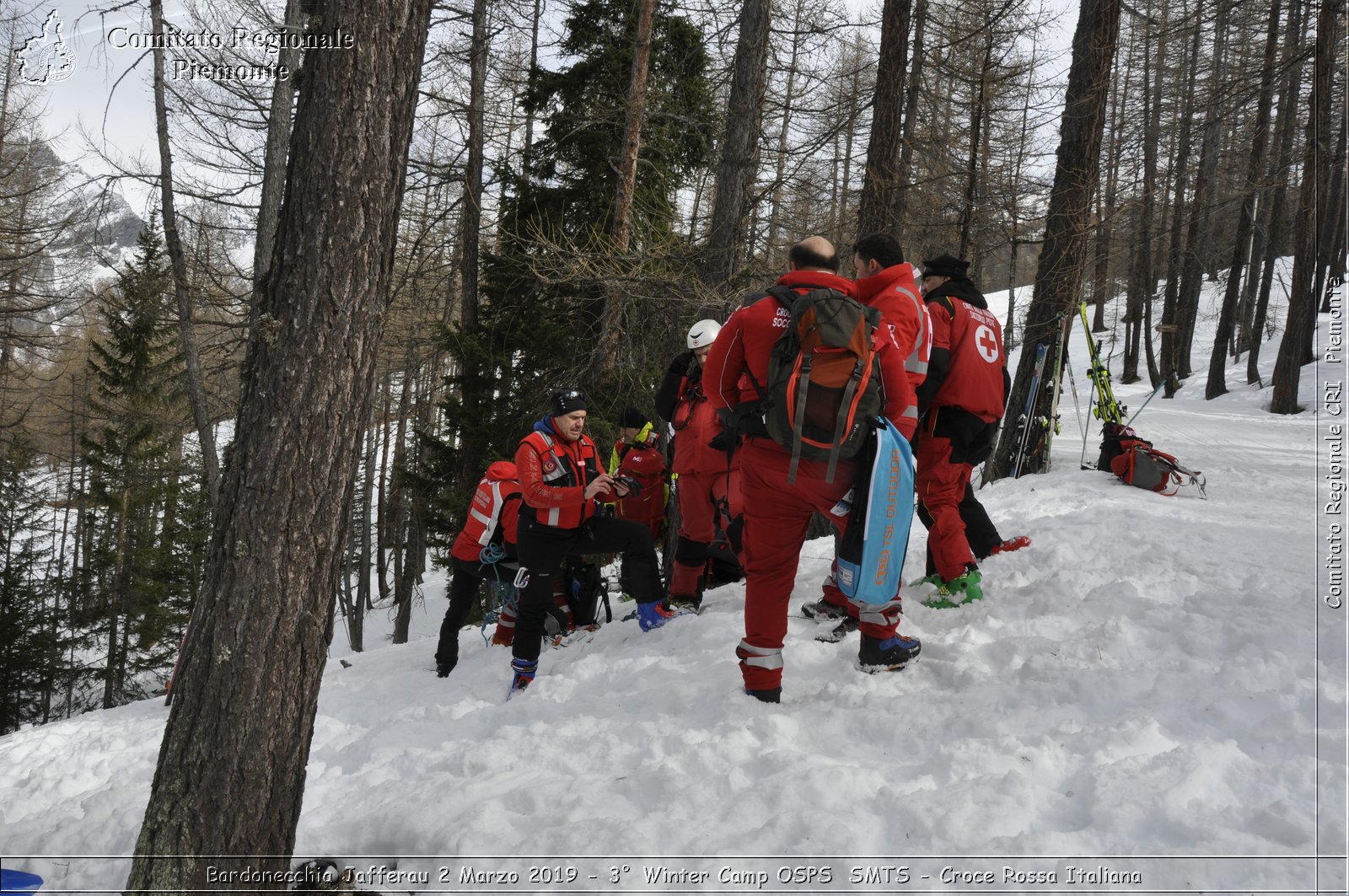 Bardonecchia Jafferau 2 Marzo 2019 - 3 Winter Camp OSPS  SMTS - Croce Rossa Italiana - Comitato Regionale del Piemonte