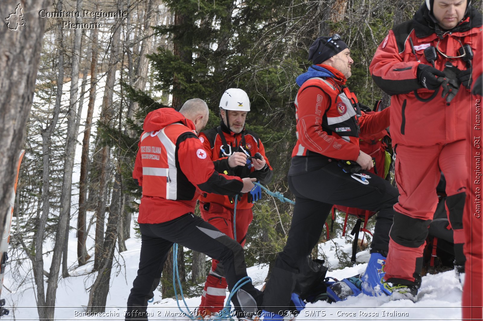 Bardonecchia Jafferau 2 Marzo 2019 - 3 Winter Camp OSPS  SMTS - Croce Rossa Italiana - Comitato Regionale del Piemonte