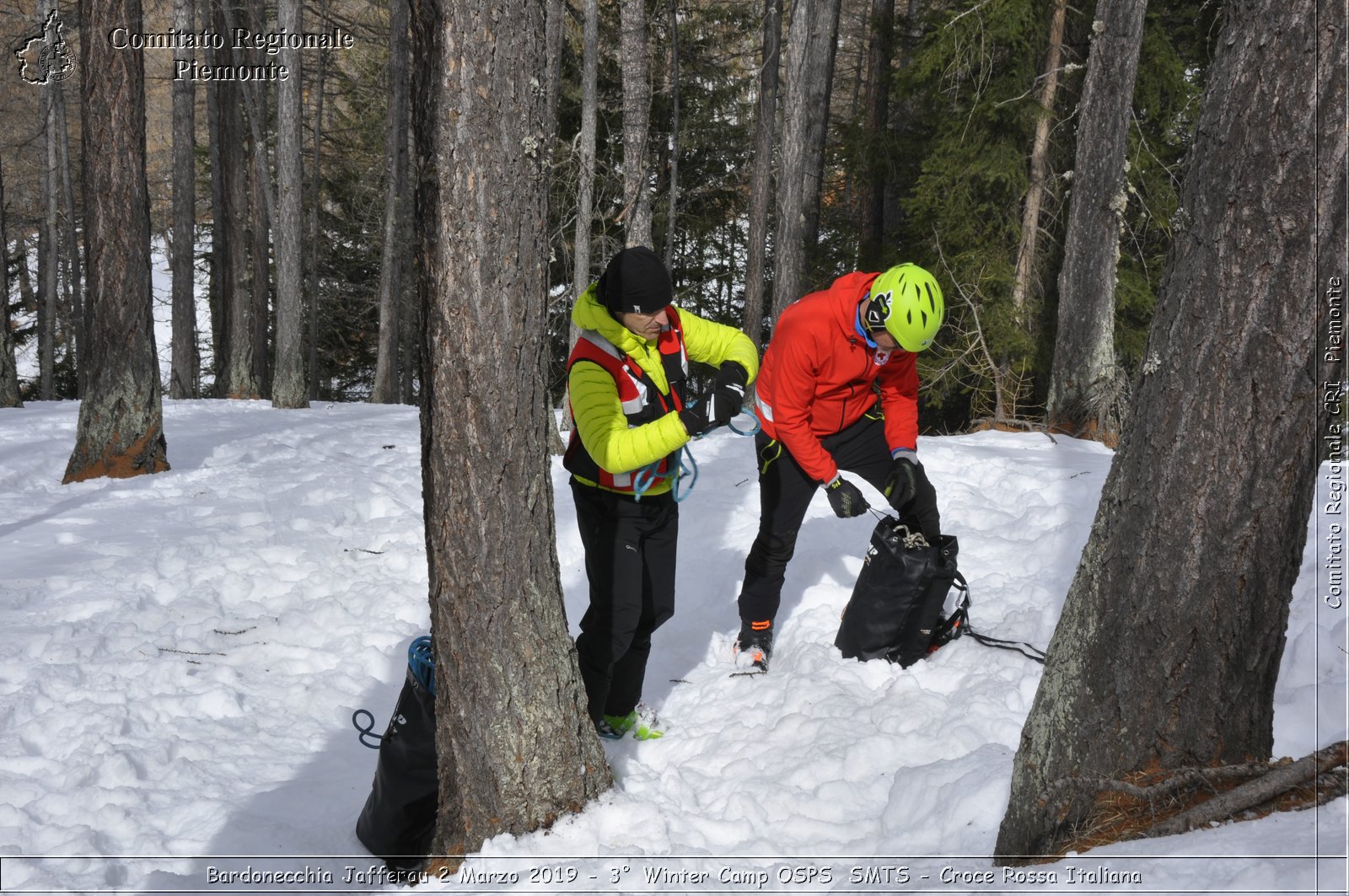 Bardonecchia Jafferau 2 Marzo 2019 - 3 Winter Camp OSPS  SMTS - Croce Rossa Italiana - Comitato Regionale del Piemonte