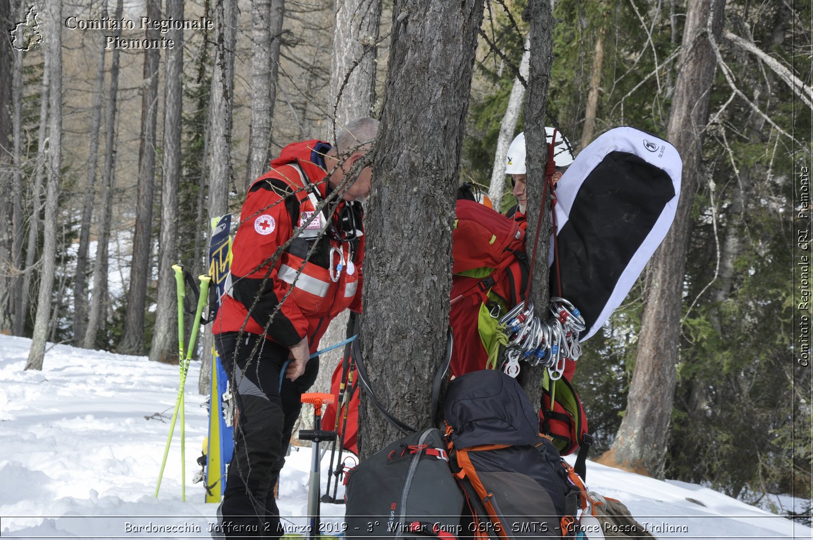 Bardonecchia Jafferau 2 Marzo 2019 - 3 Winter Camp OSPS  SMTS - Croce Rossa Italiana - Comitato Regionale del Piemonte