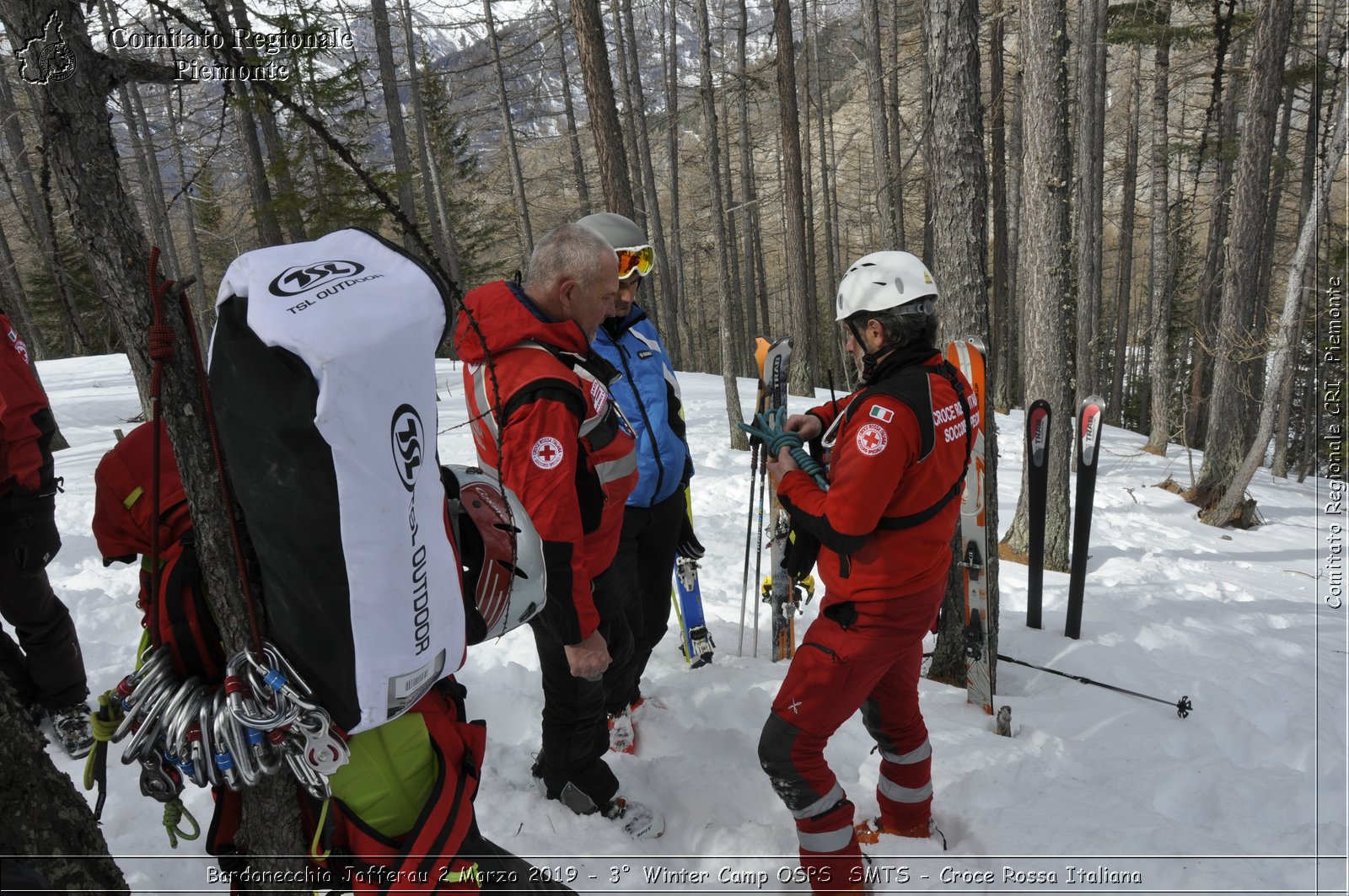 Bardonecchia Jafferau 2 Marzo 2019 - 3 Winter Camp OSPS  SMTS - Croce Rossa Italiana - Comitato Regionale del Piemonte