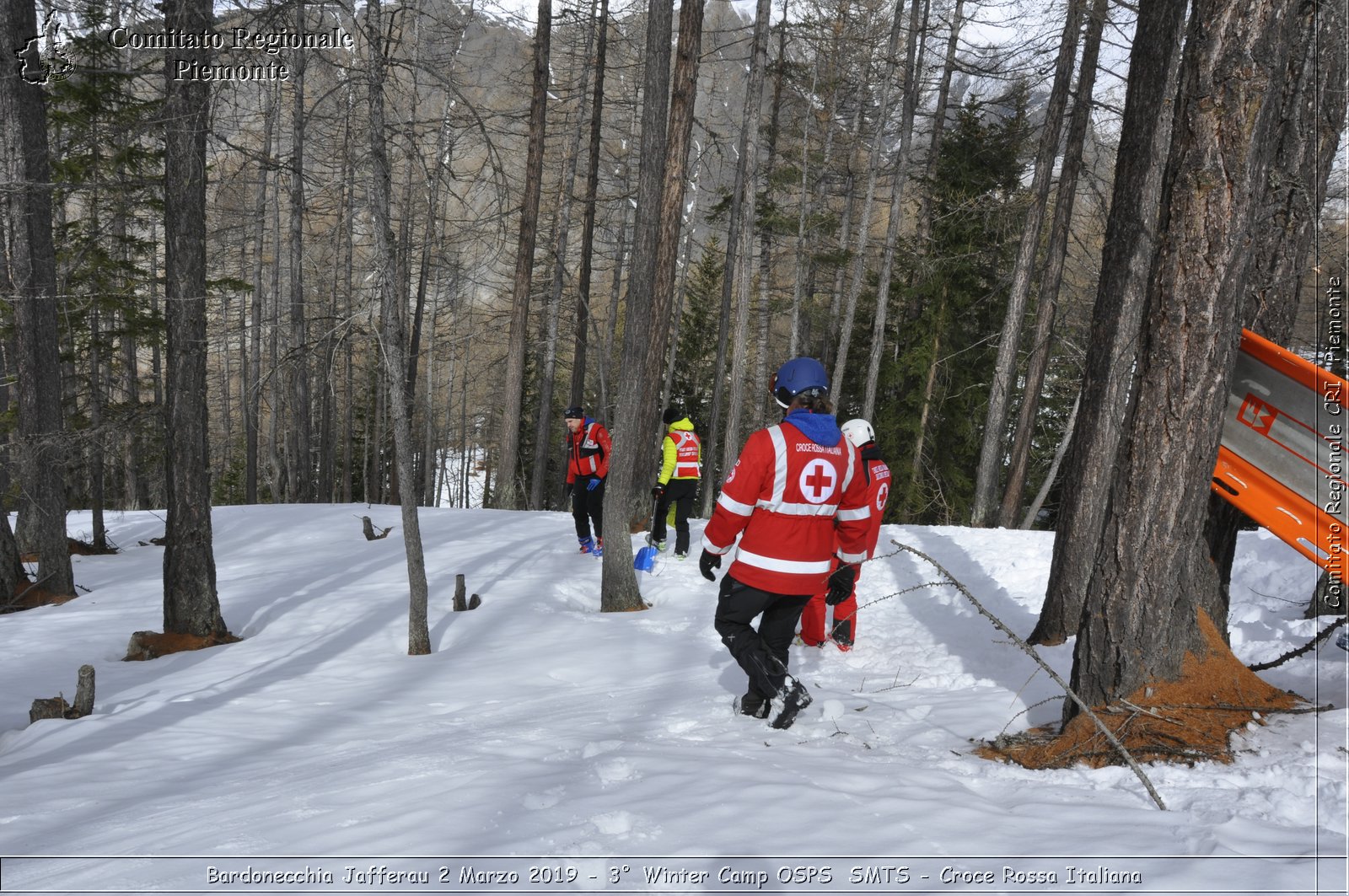 Bardonecchia Jafferau 2 Marzo 2019 - 3 Winter Camp OSPS  SMTS - Croce Rossa Italiana - Comitato Regionale del Piemonte