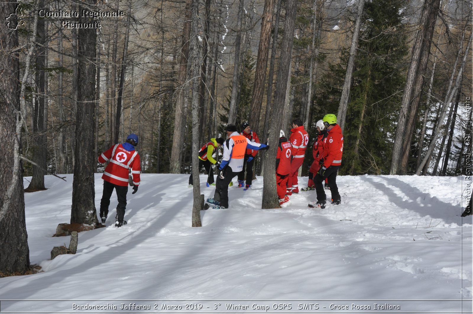 Bardonecchia Jafferau 2 Marzo 2019 - 3 Winter Camp OSPS  SMTS - Croce Rossa Italiana - Comitato Regionale del Piemonte