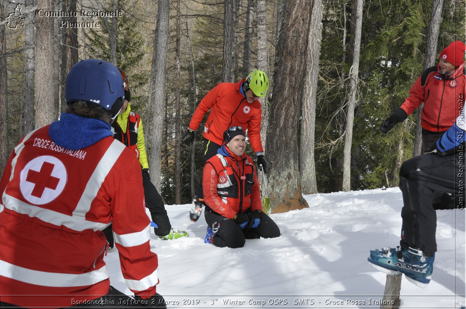 Bardonecchia Jafferau 2 Marzo 2019 - 3 Winter Camp OSPS  SMTS - Croce Rossa Italiana - Comitato Regionale del Piemonte