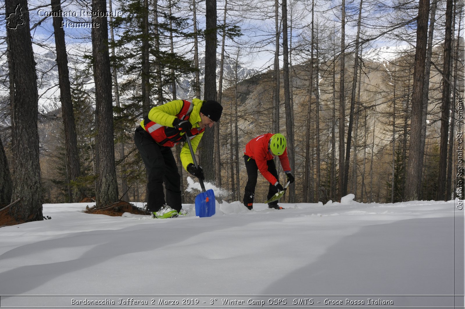 Bardonecchia Jafferau 2 Marzo 2019 - 3 Winter Camp OSPS  SMTS - Croce Rossa Italiana - Comitato Regionale del Piemonte