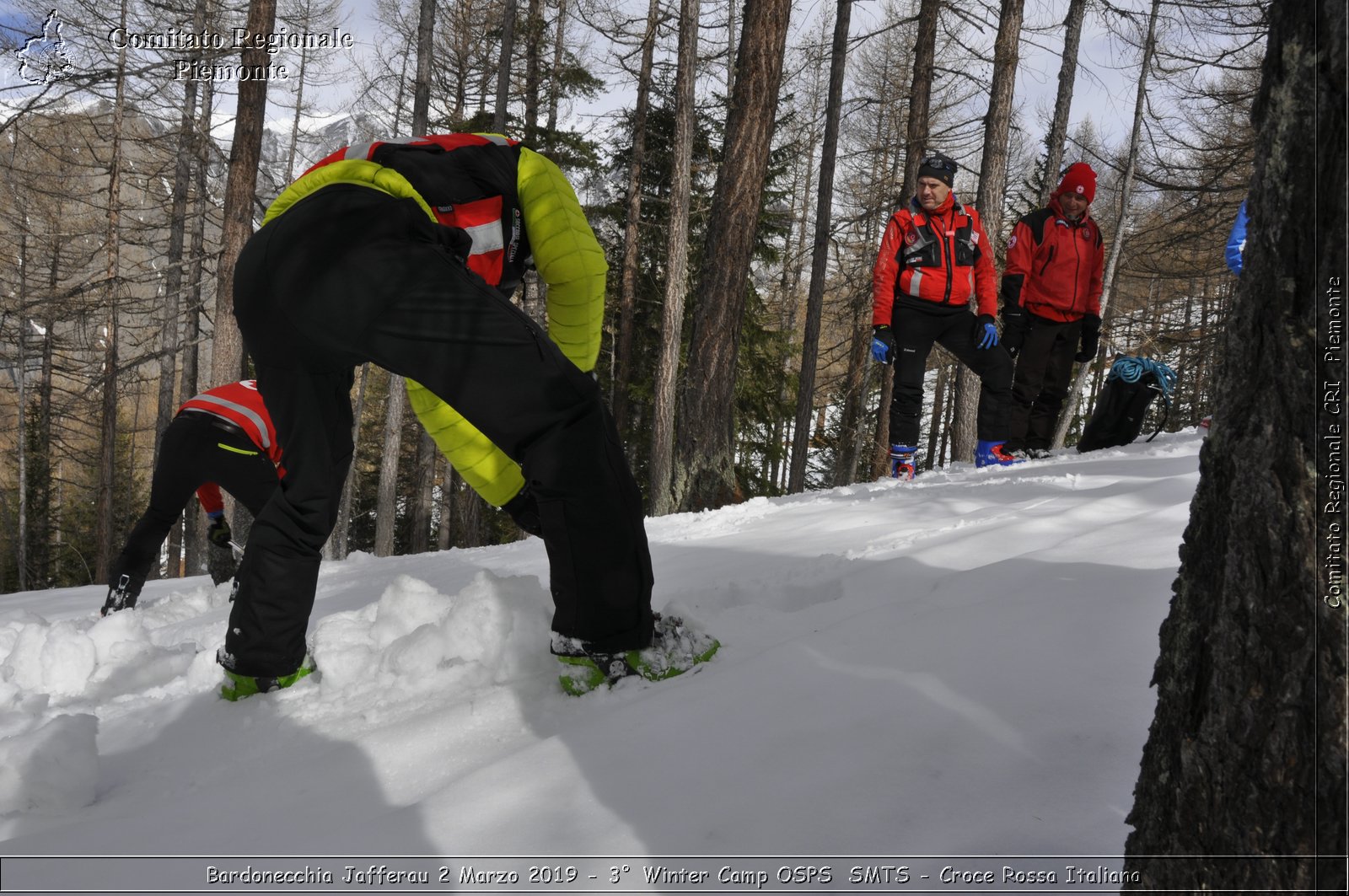 Bardonecchia Jafferau 2 Marzo 2019 - 3 Winter Camp OSPS  SMTS - Croce Rossa Italiana - Comitato Regionale del Piemonte