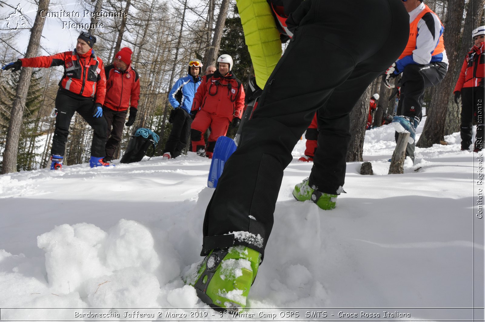 Bardonecchia Jafferau 2 Marzo 2019 - 3 Winter Camp OSPS  SMTS - Croce Rossa Italiana - Comitato Regionale del Piemonte