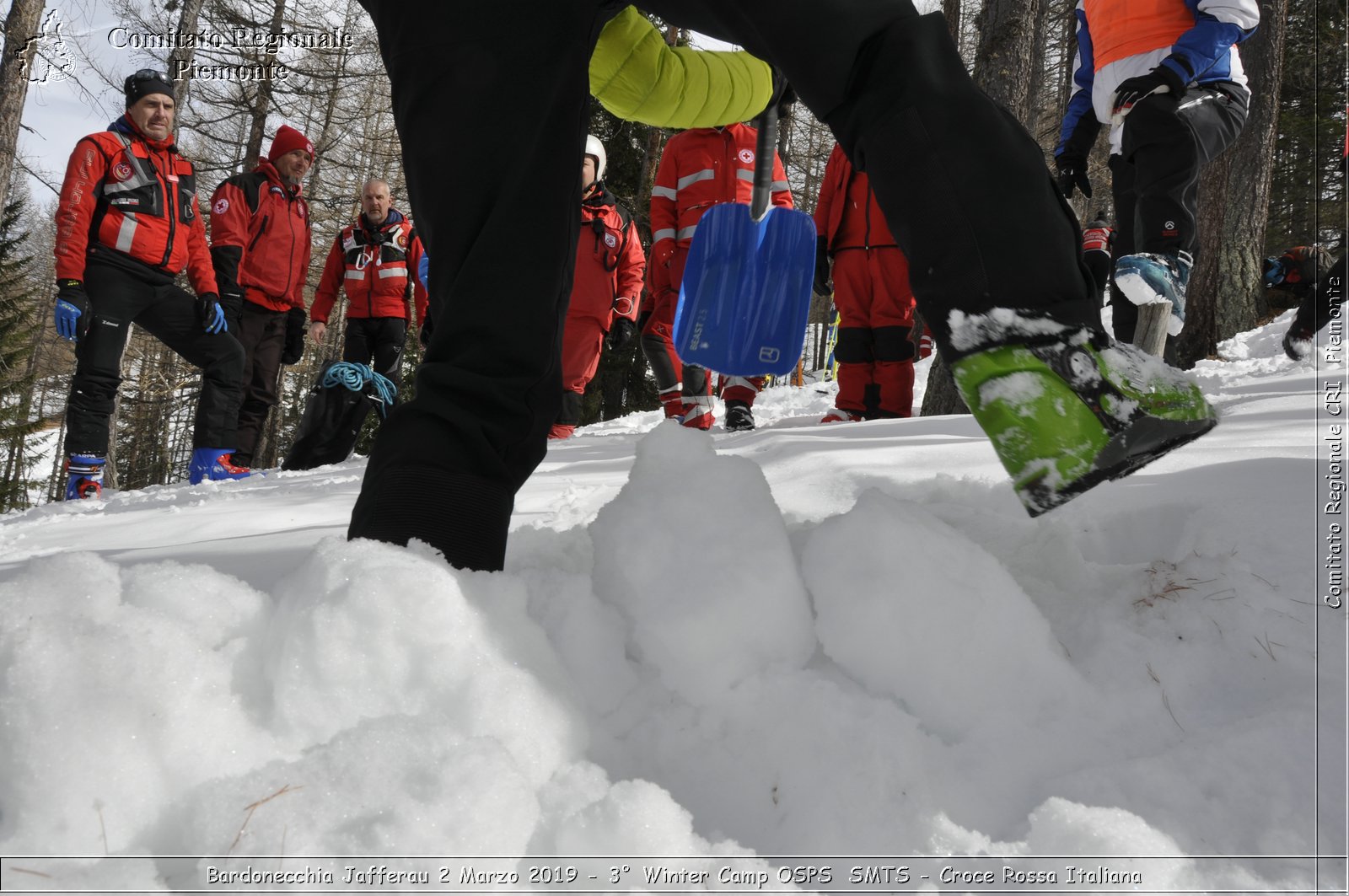 Bardonecchia Jafferau 2 Marzo 2019 - 3 Winter Camp OSPS  SMTS - Croce Rossa Italiana - Comitato Regionale del Piemonte