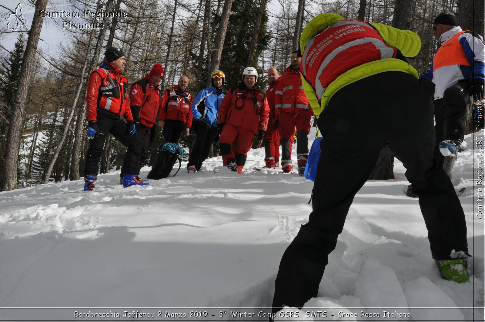 Bardonecchia Jafferau 2 Marzo 2019 - 3 Winter Camp OSPS  SMTS - Croce Rossa Italiana - Comitato Regionale del Piemonte