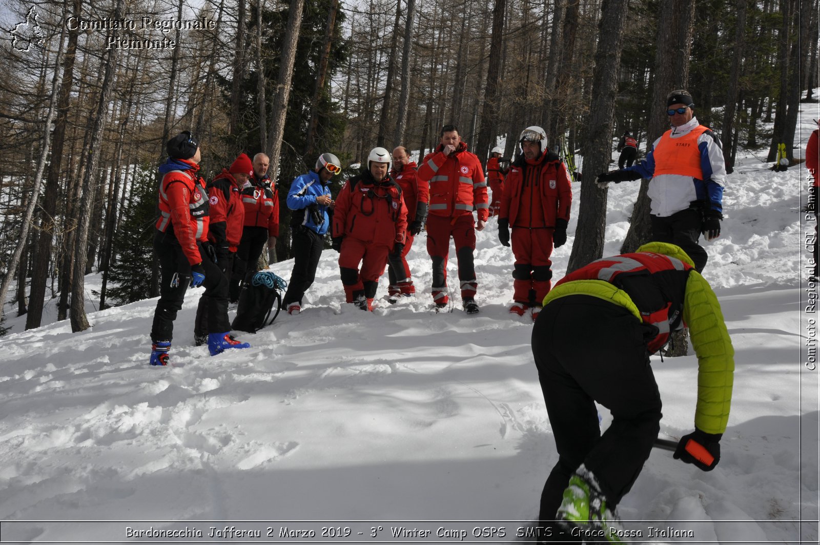 Bardonecchia Jafferau 2 Marzo 2019 - 3 Winter Camp OSPS  SMTS - Croce Rossa Italiana - Comitato Regionale del Piemonte