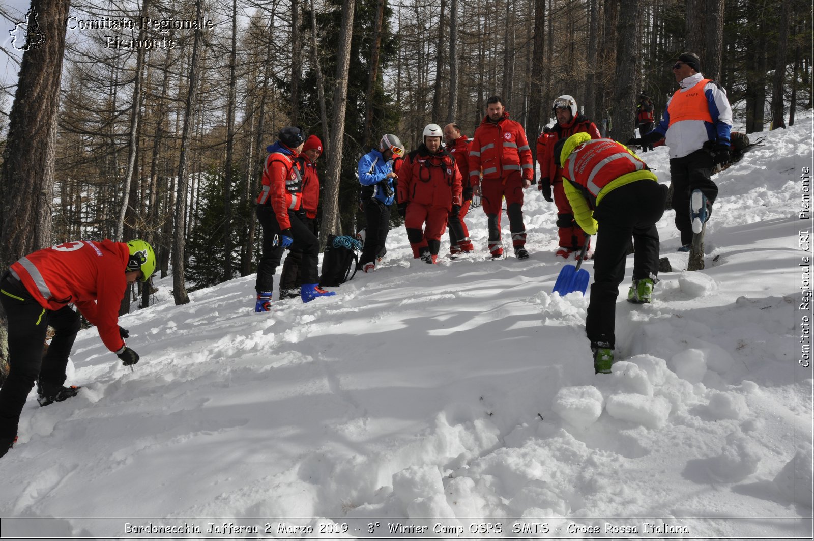 Bardonecchia Jafferau 2 Marzo 2019 - 3 Winter Camp OSPS  SMTS - Croce Rossa Italiana - Comitato Regionale del Piemonte