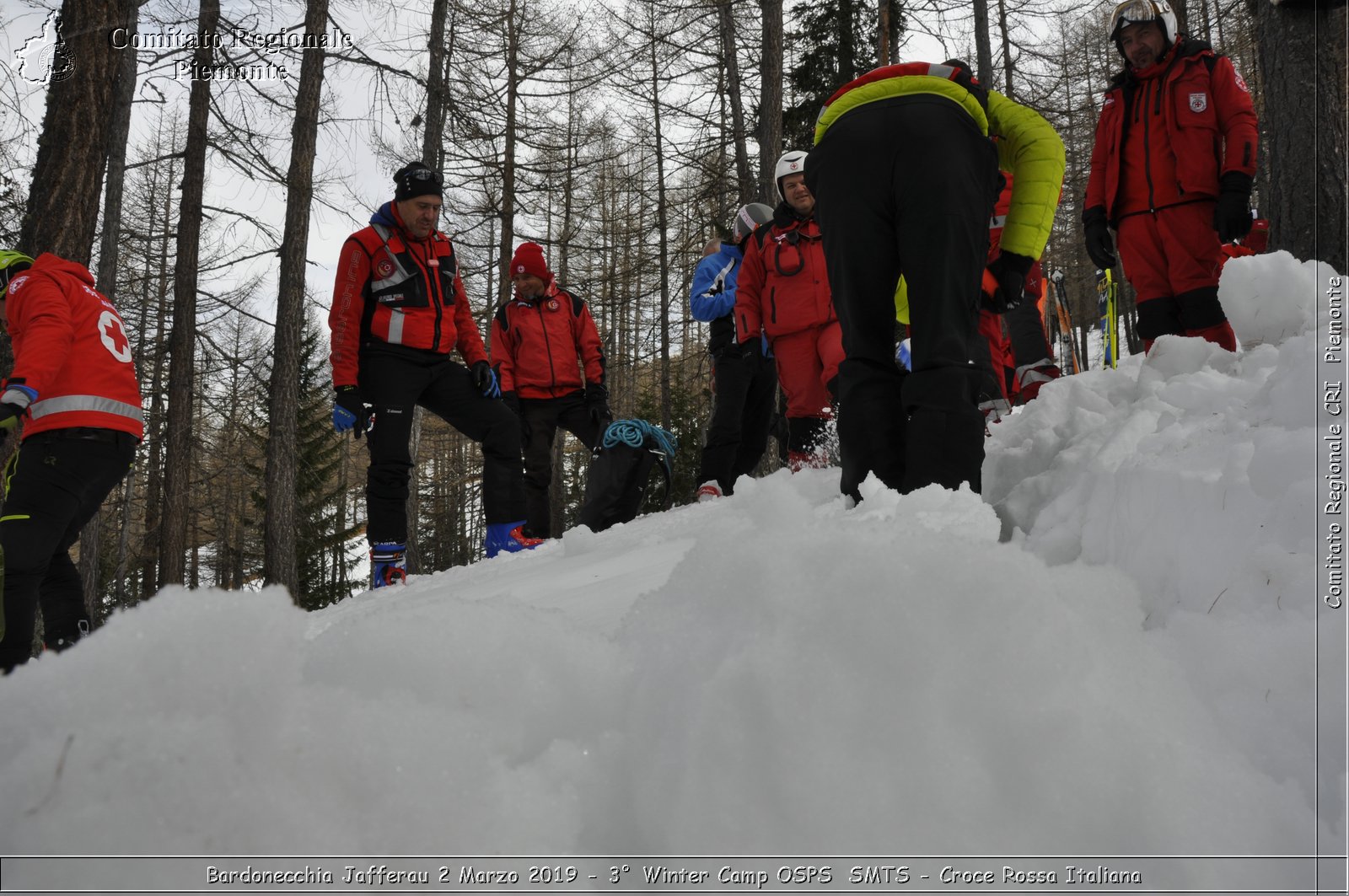 Bardonecchia Jafferau 2 Marzo 2019 - 3 Winter Camp OSPS  SMTS - Croce Rossa Italiana - Comitato Regionale del Piemonte