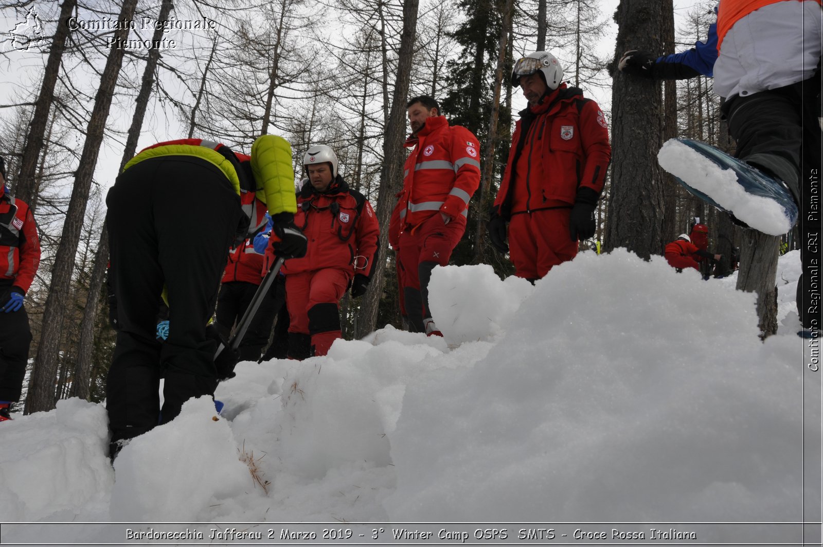 Bardonecchia Jafferau 2 Marzo 2019 - 3 Winter Camp OSPS  SMTS - Croce Rossa Italiana - Comitato Regionale del Piemonte