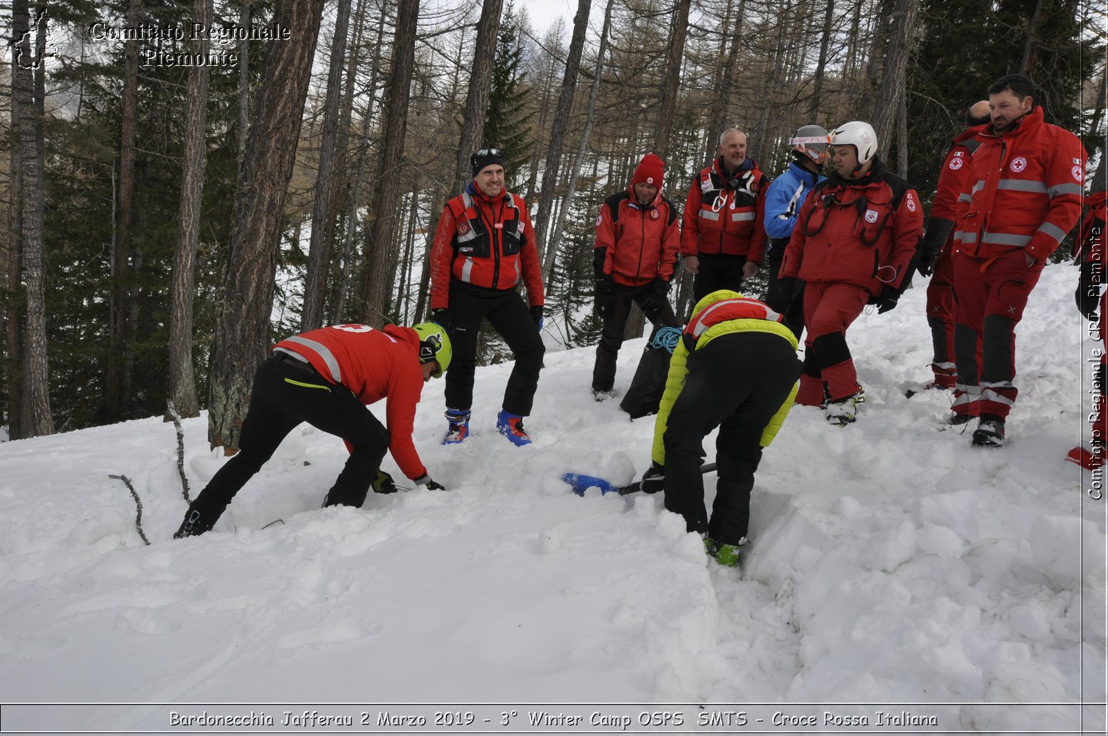 Bardonecchia Jafferau 2 Marzo 2019 - 3 Winter Camp OSPS  SMTS - Croce Rossa Italiana - Comitato Regionale del Piemonte