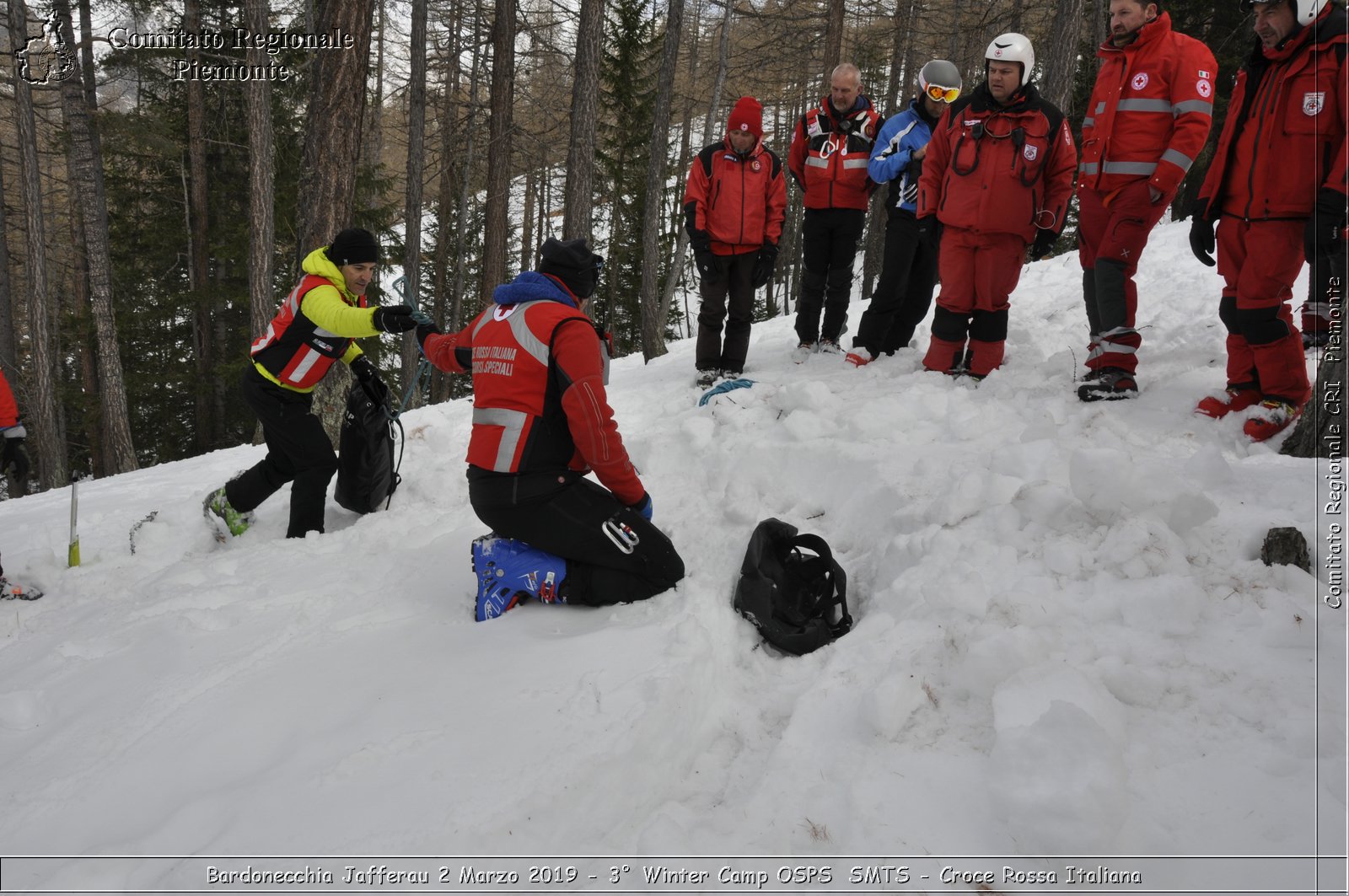 Bardonecchia Jafferau 2 Marzo 2019 - 3 Winter Camp OSPS  SMTS - Croce Rossa Italiana - Comitato Regionale del Piemonte