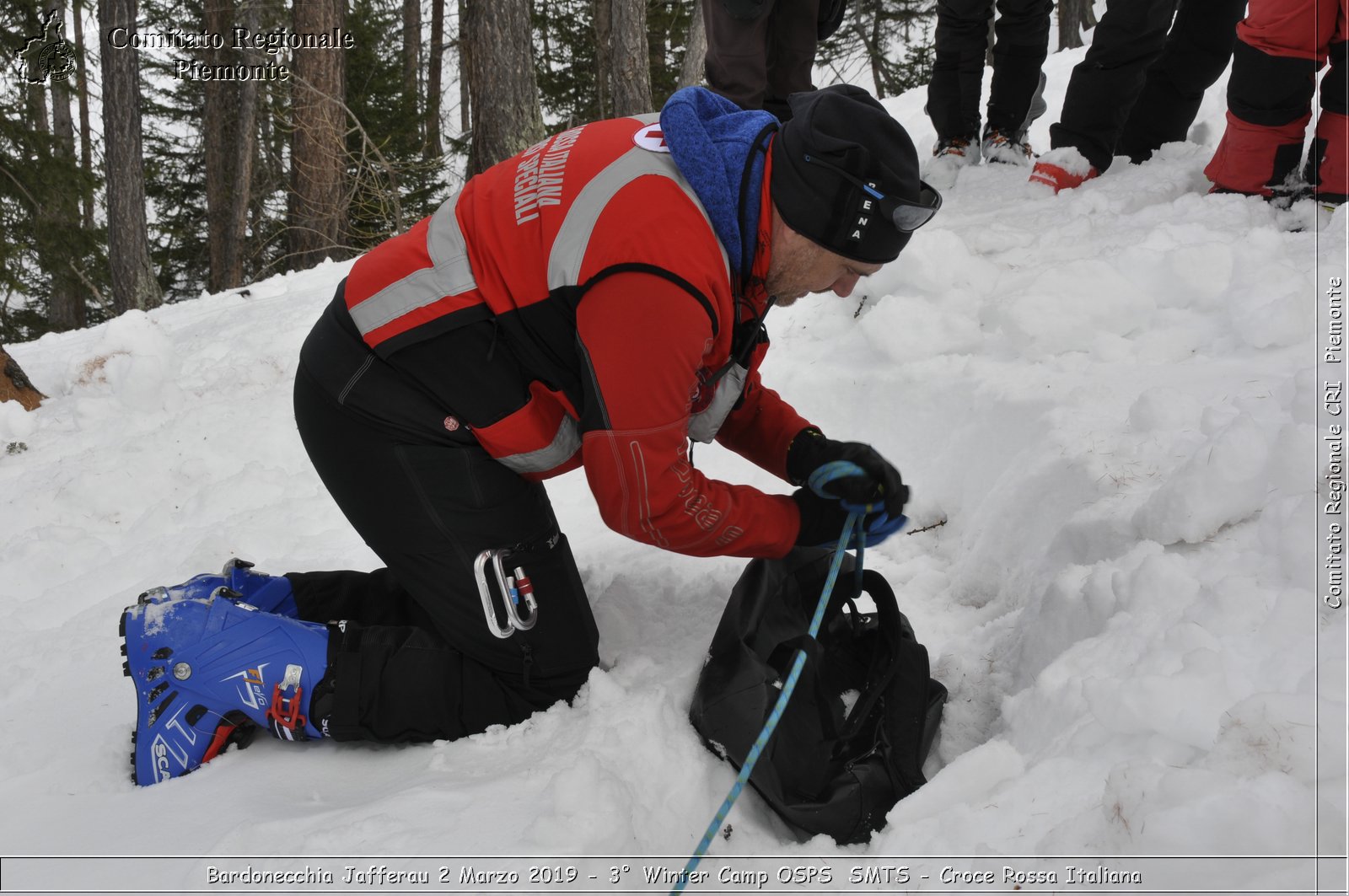 Bardonecchia Jafferau 2 Marzo 2019 - 3 Winter Camp OSPS  SMTS - Croce Rossa Italiana - Comitato Regionale del Piemonte