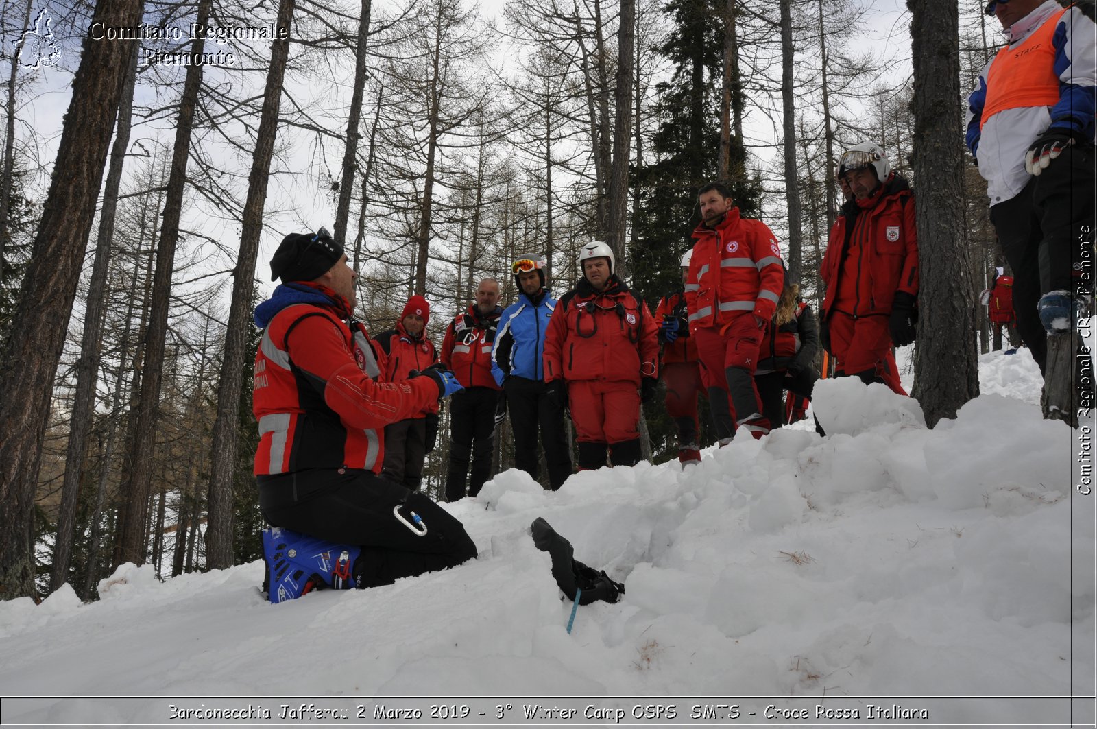 Bardonecchia Jafferau 2 Marzo 2019 - 3 Winter Camp OSPS  SMTS - Croce Rossa Italiana - Comitato Regionale del Piemonte