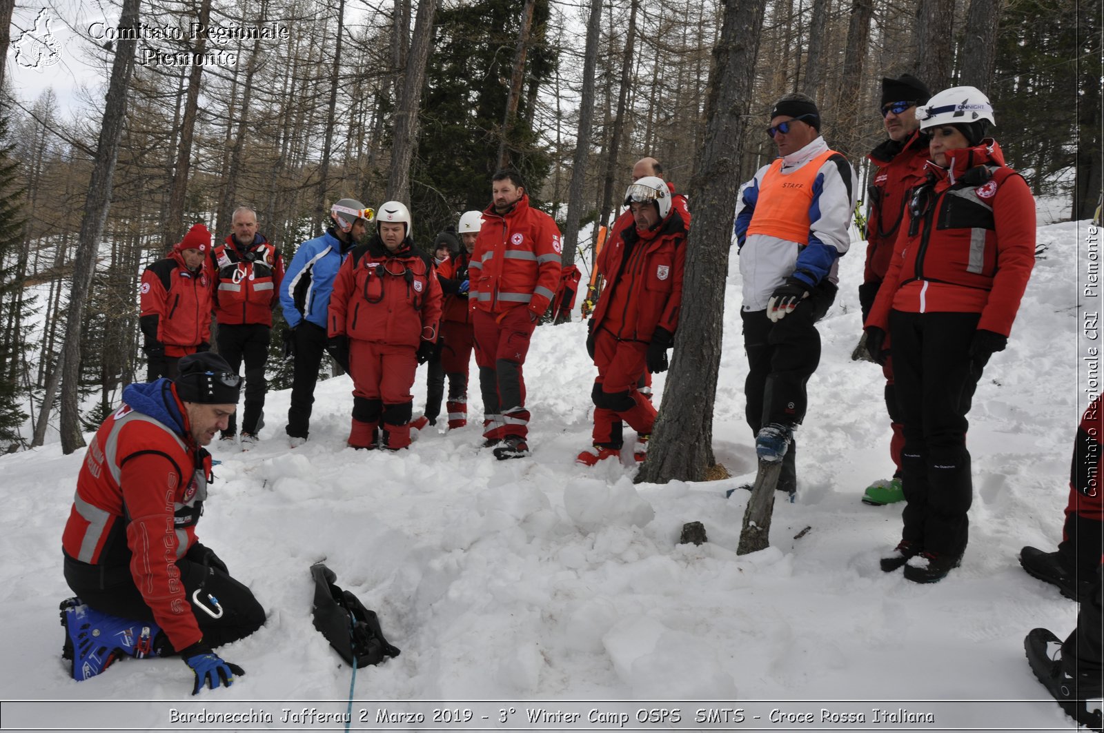 Bardonecchia Jafferau 2 Marzo 2019 - 3 Winter Camp OSPS  SMTS - Croce Rossa Italiana - Comitato Regionale del Piemonte