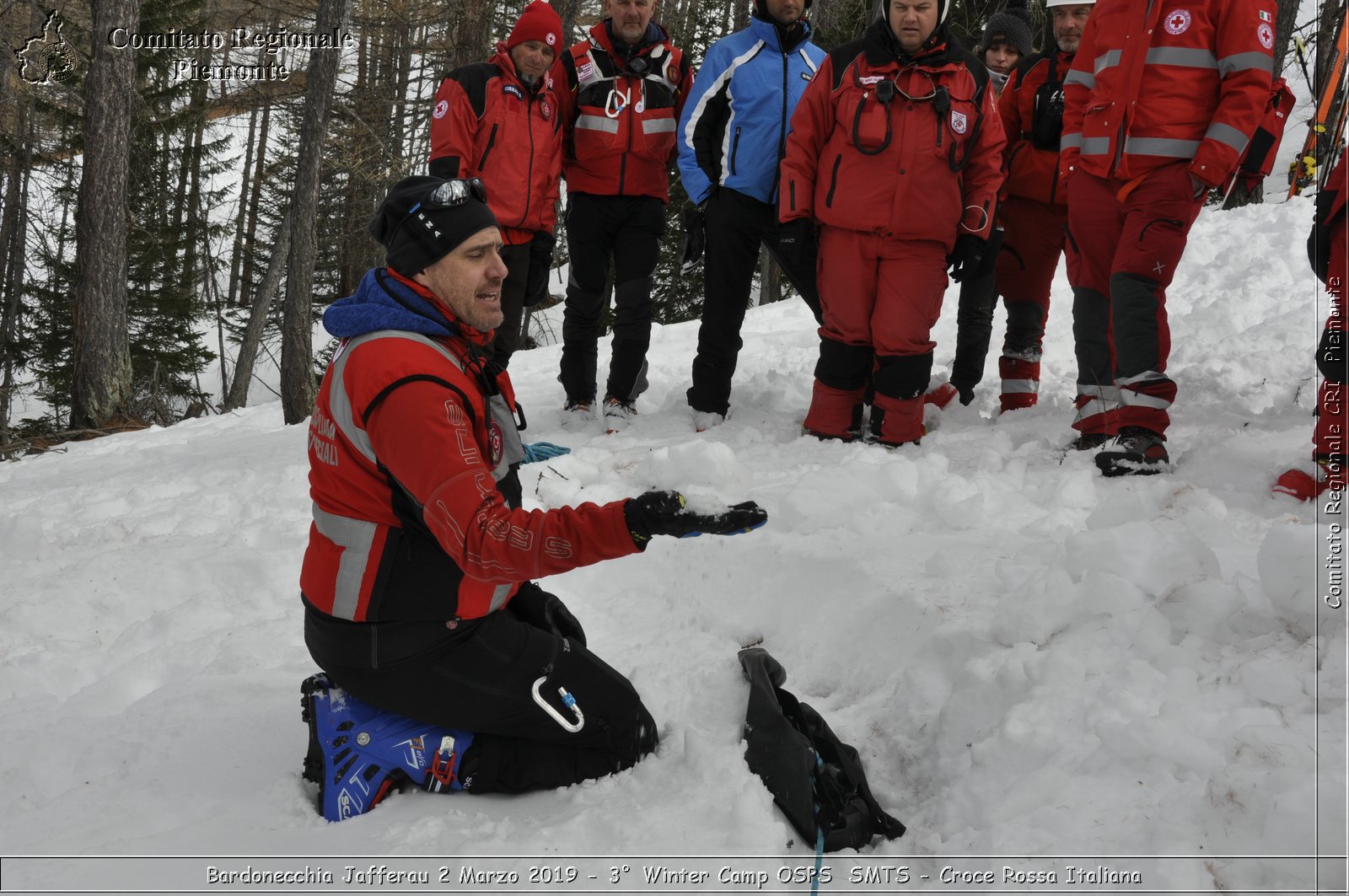 Bardonecchia Jafferau 2 Marzo 2019 - 3 Winter Camp OSPS  SMTS - Croce Rossa Italiana - Comitato Regionale del Piemonte