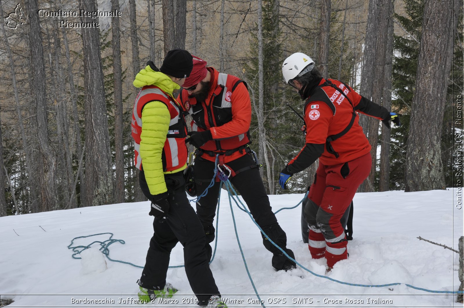 Bardonecchia Jafferau 2 Marzo 2019 - 3 Winter Camp OSPS  SMTS - Croce Rossa Italiana - Comitato Regionale del Piemonte