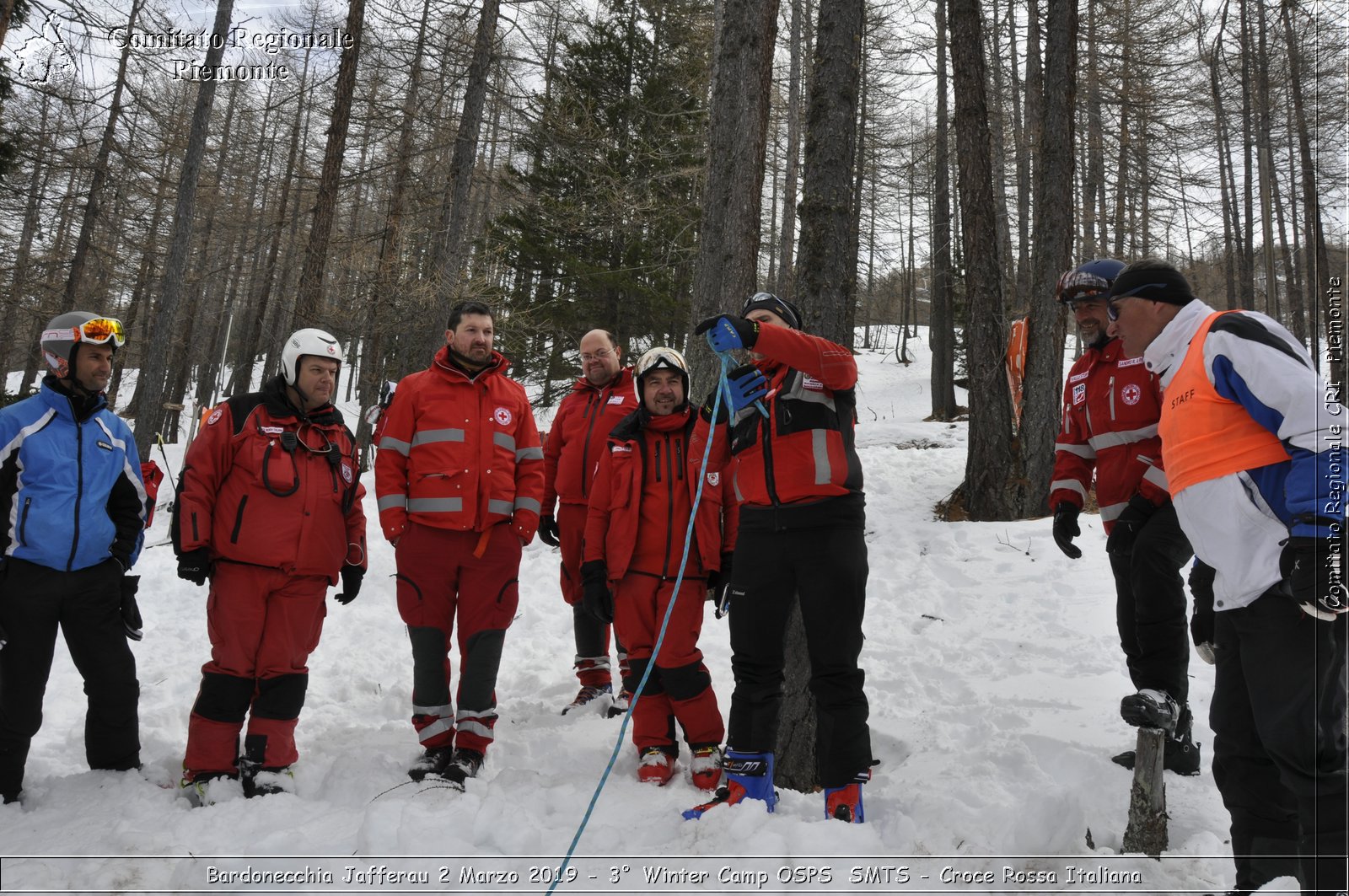 Bardonecchia Jafferau 2 Marzo 2019 - 3 Winter Camp OSPS  SMTS - Croce Rossa Italiana - Comitato Regionale del Piemonte