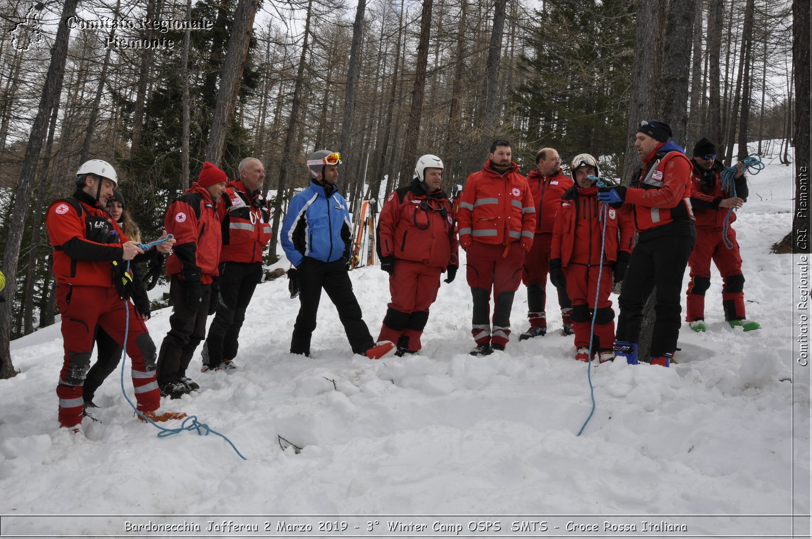 Bardonecchia Jafferau 2 Marzo 2019 - 3 Winter Camp OSPS  SMTS - Croce Rossa Italiana - Comitato Regionale del Piemonte