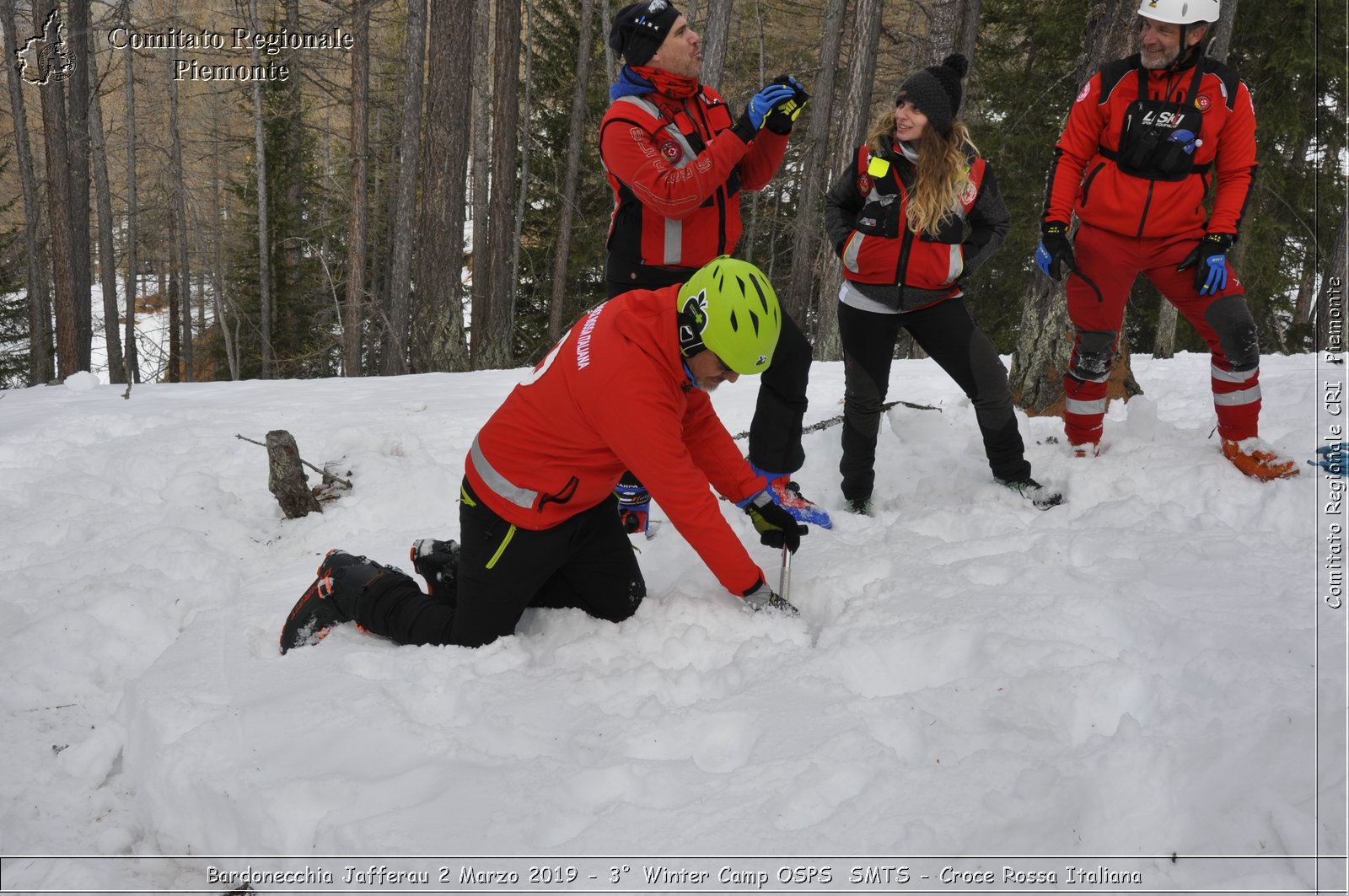 Bardonecchia Jafferau 2 Marzo 2019 - 3 Winter Camp OSPS  SMTS - Croce Rossa Italiana - Comitato Regionale del Piemonte