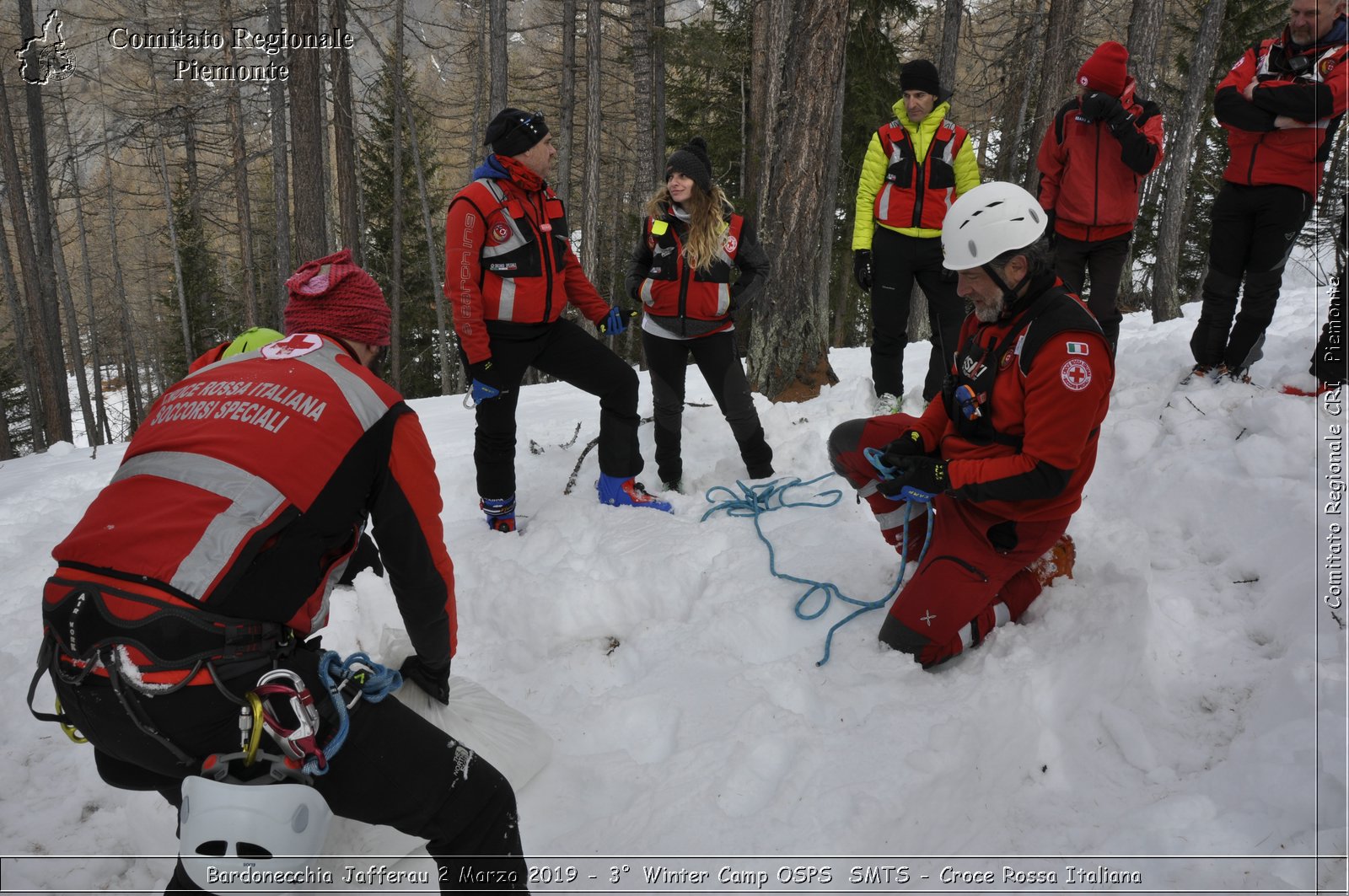 Bardonecchia Jafferau 2 Marzo 2019 - 3 Winter Camp OSPS  SMTS - Croce Rossa Italiana - Comitato Regionale del Piemonte