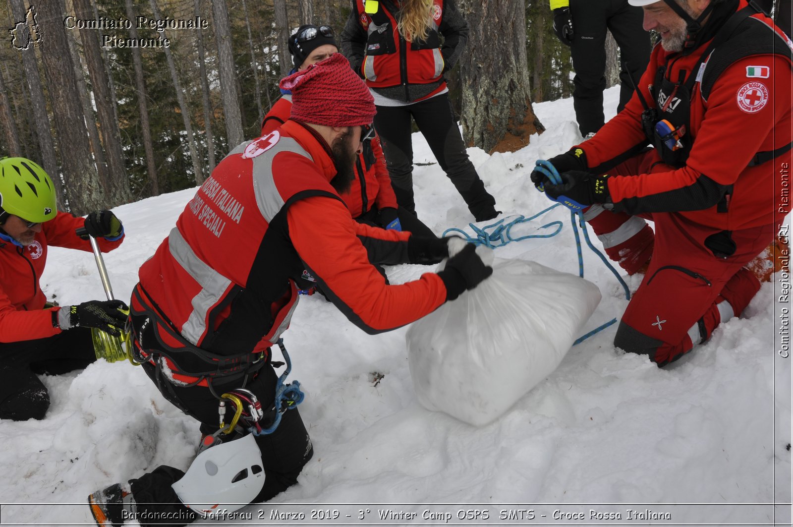 Bardonecchia Jafferau 2 Marzo 2019 - 3 Winter Camp OSPS  SMTS - Croce Rossa Italiana - Comitato Regionale del Piemonte