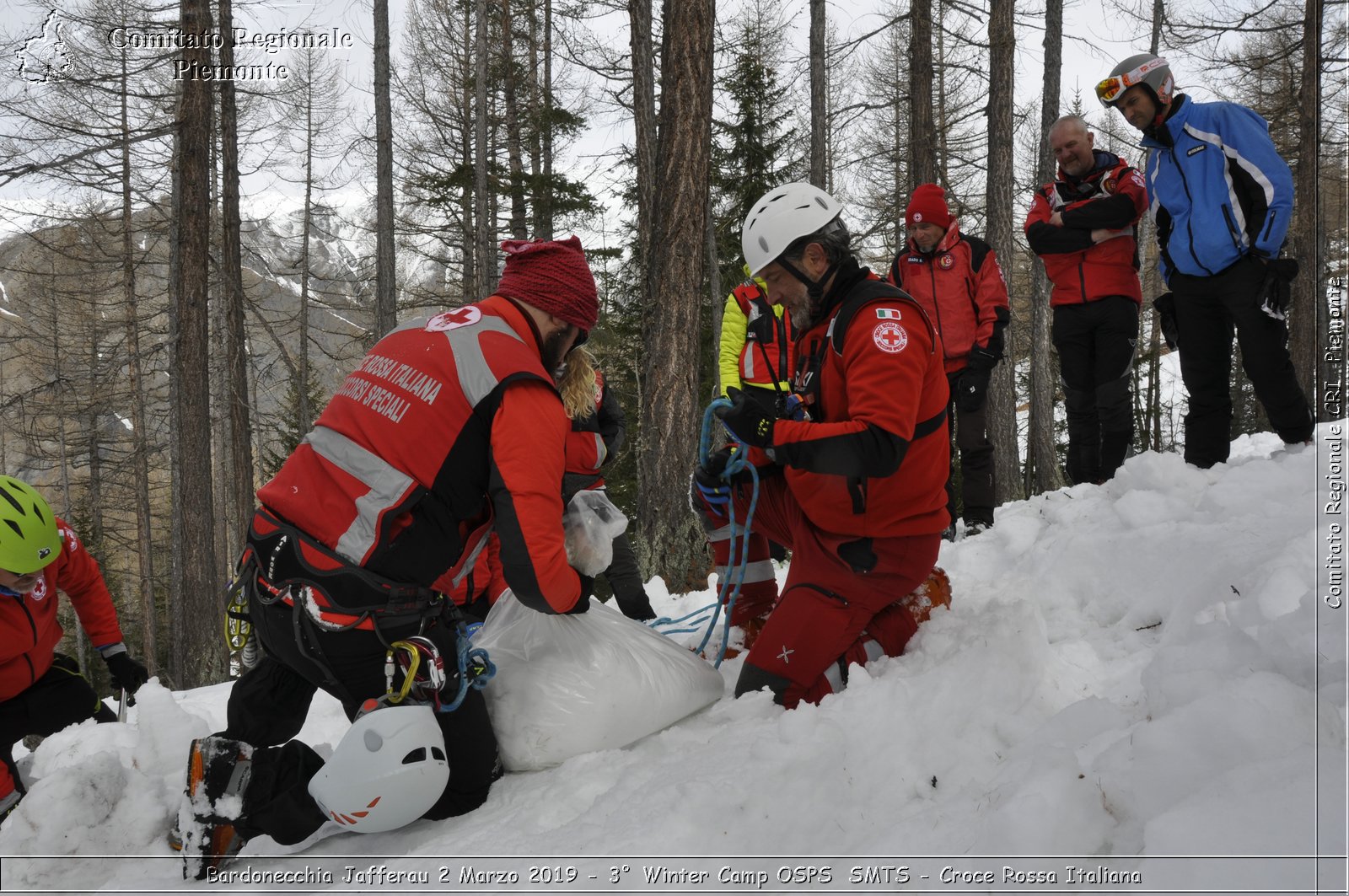 Bardonecchia Jafferau 2 Marzo 2019 - 3 Winter Camp OSPS  SMTS - Croce Rossa Italiana - Comitato Regionale del Piemonte