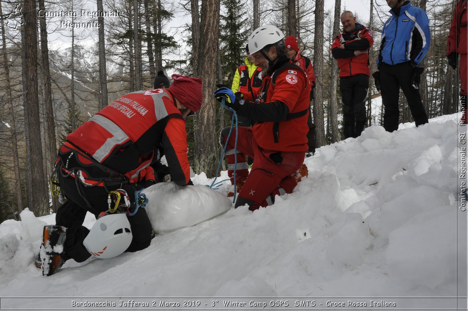 Bardonecchia Jafferau 2 Marzo 2019 - 3 Winter Camp OSPS  SMTS - Croce Rossa Italiana - Comitato Regionale del Piemonte