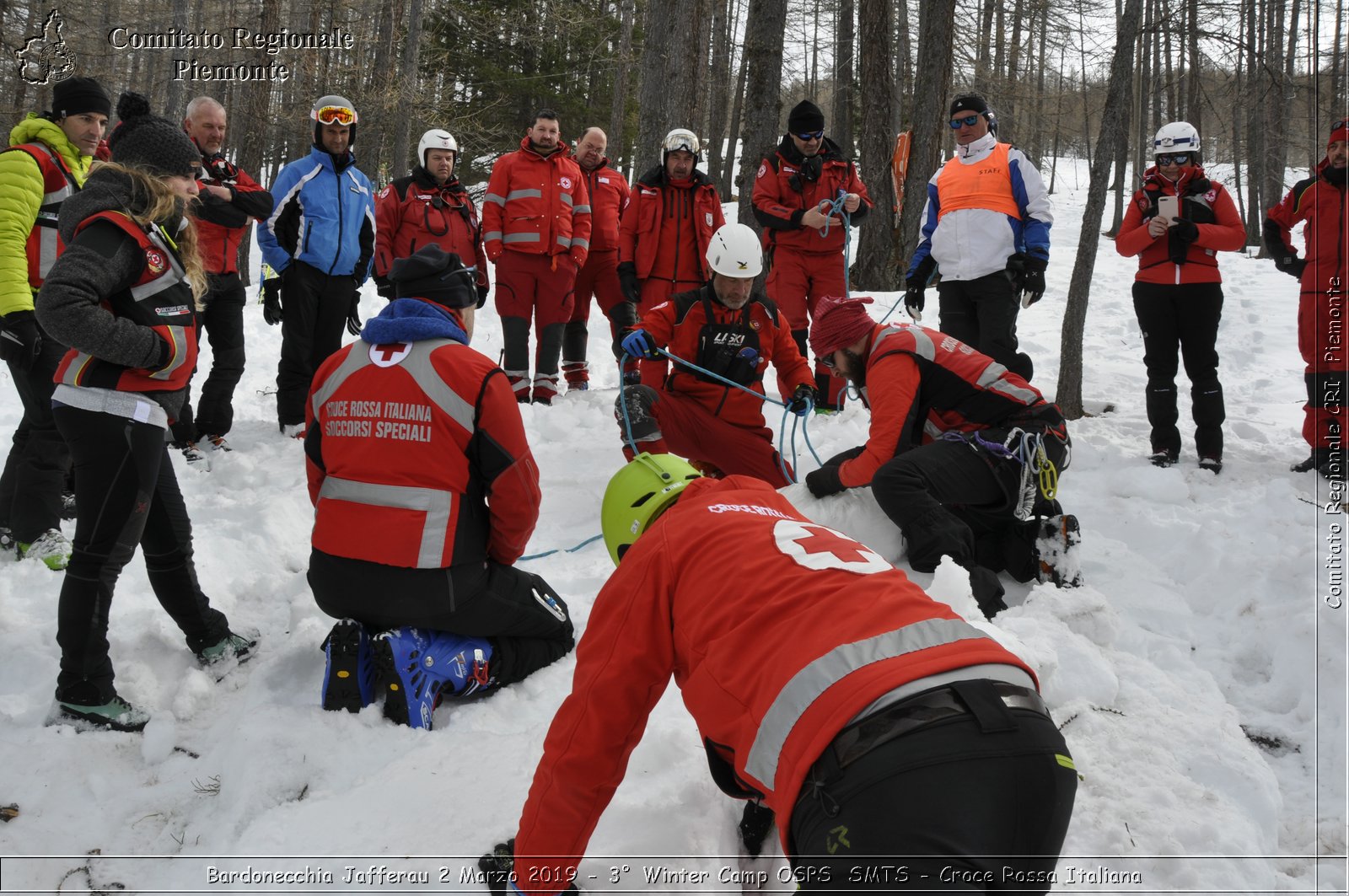 Bardonecchia Jafferau 2 Marzo 2019 - 3 Winter Camp OSPS  SMTS - Croce Rossa Italiana - Comitato Regionale del Piemonte