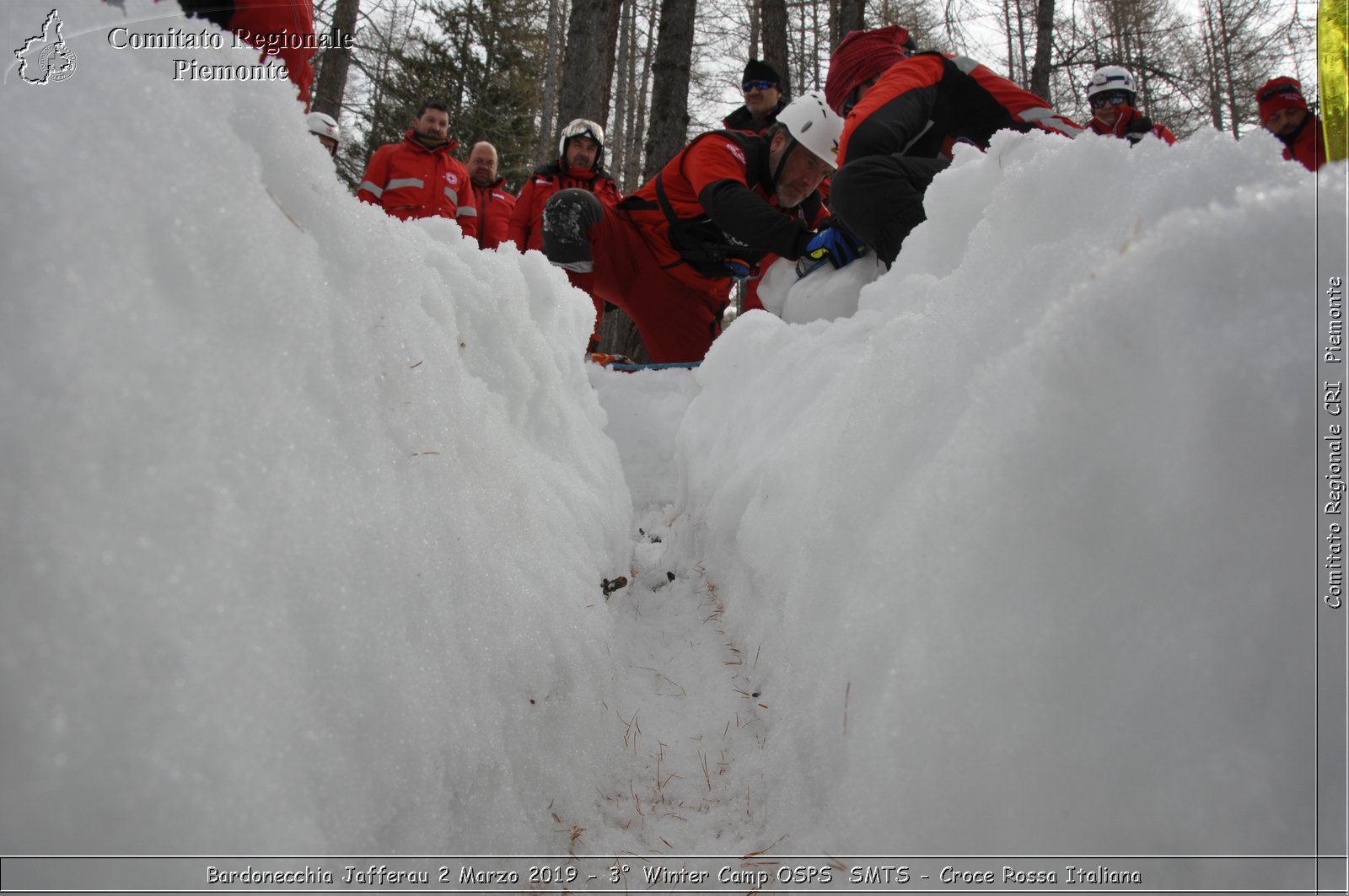 Bardonecchia Jafferau 2 Marzo 2019 - 3 Winter Camp OSPS  SMTS - Croce Rossa Italiana - Comitato Regionale del Piemonte