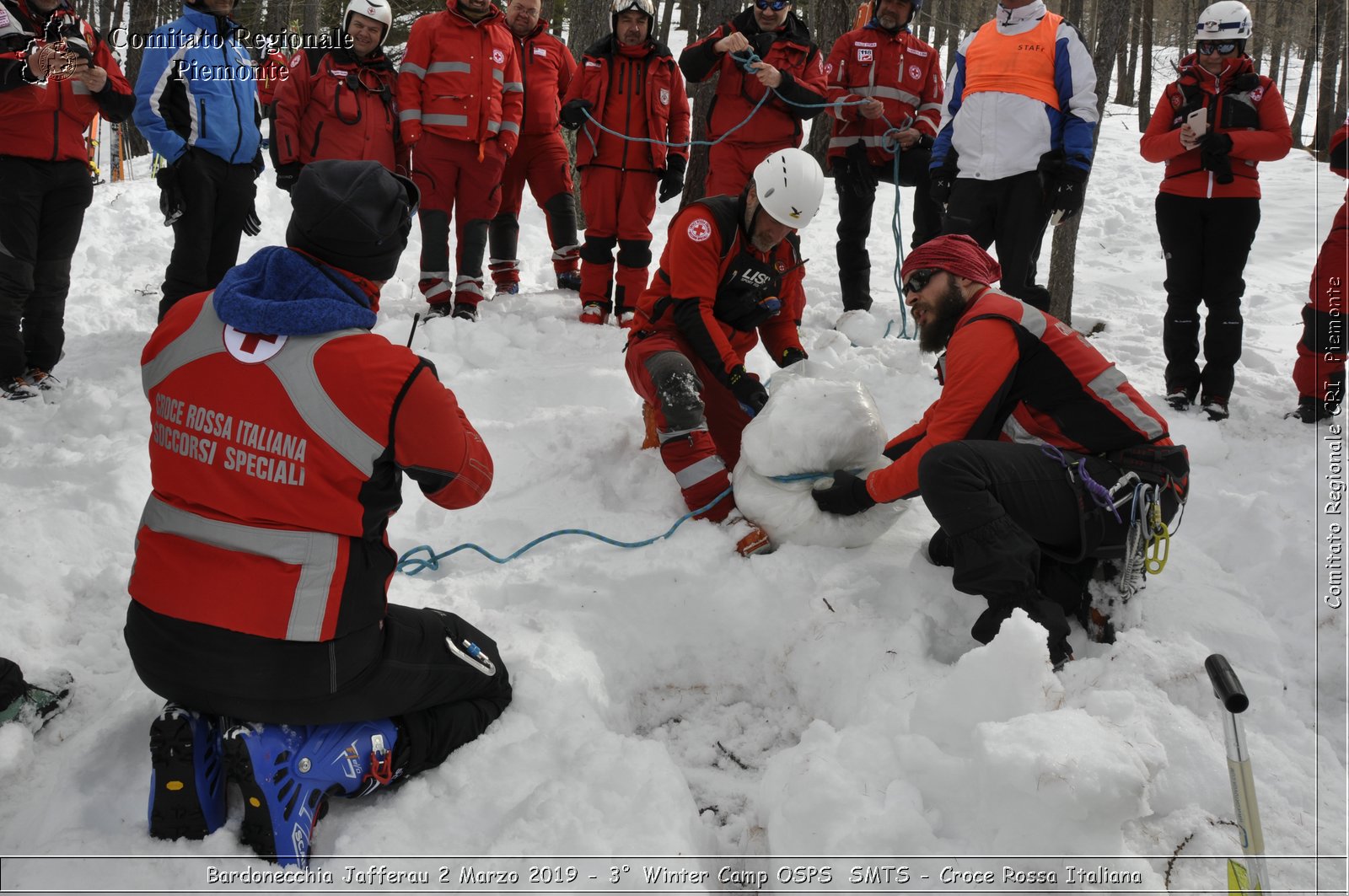 Bardonecchia Jafferau 2 Marzo 2019 - 3 Winter Camp OSPS  SMTS - Croce Rossa Italiana - Comitato Regionale del Piemonte