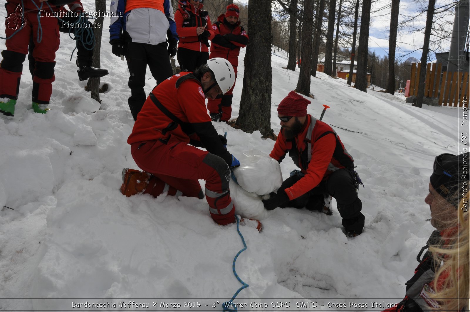 Bardonecchia Jafferau 2 Marzo 2019 - 3 Winter Camp OSPS  SMTS - Croce Rossa Italiana - Comitato Regionale del Piemonte