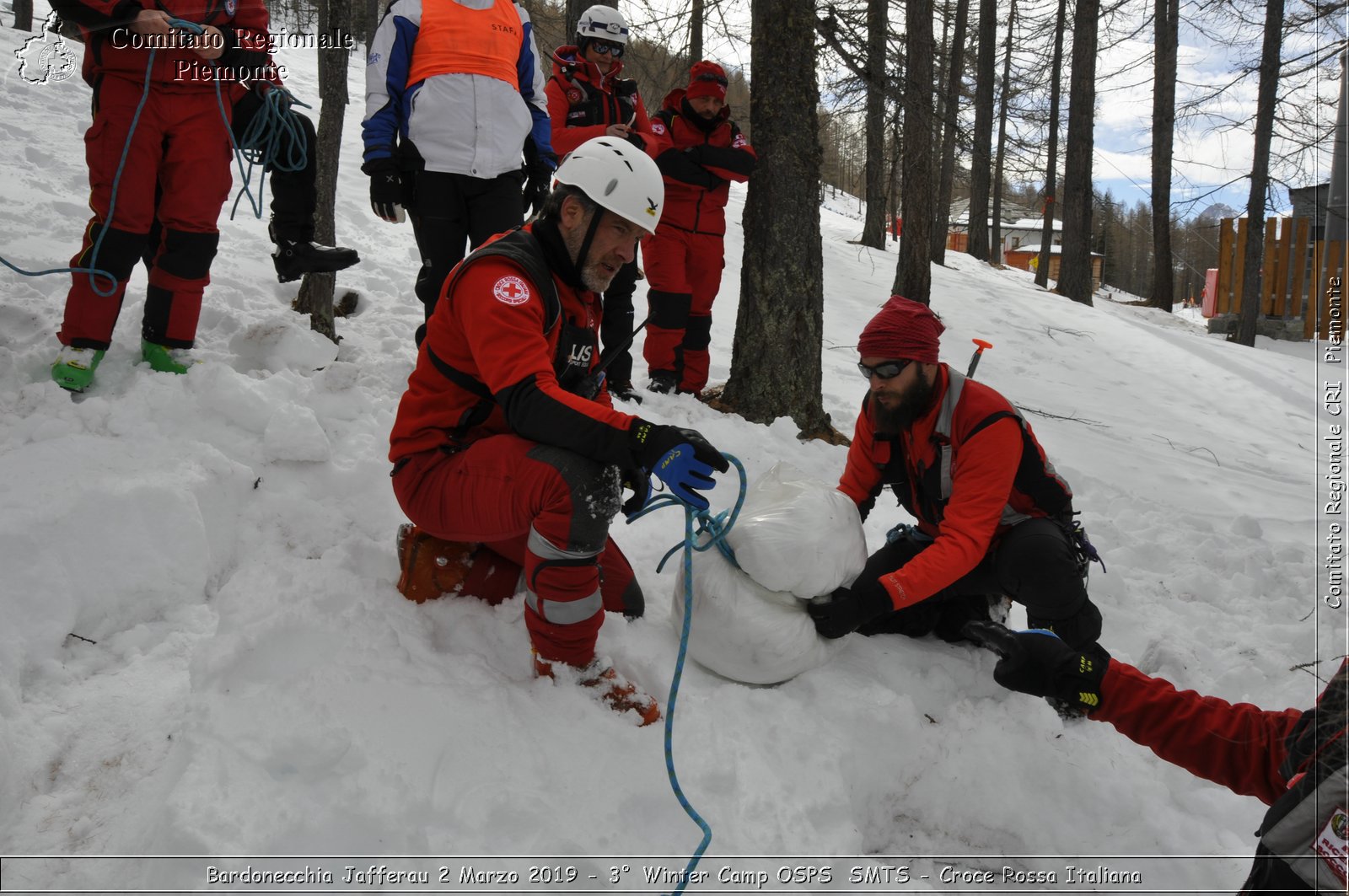 Bardonecchia Jafferau 2 Marzo 2019 - 3 Winter Camp OSPS  SMTS - Croce Rossa Italiana - Comitato Regionale del Piemonte