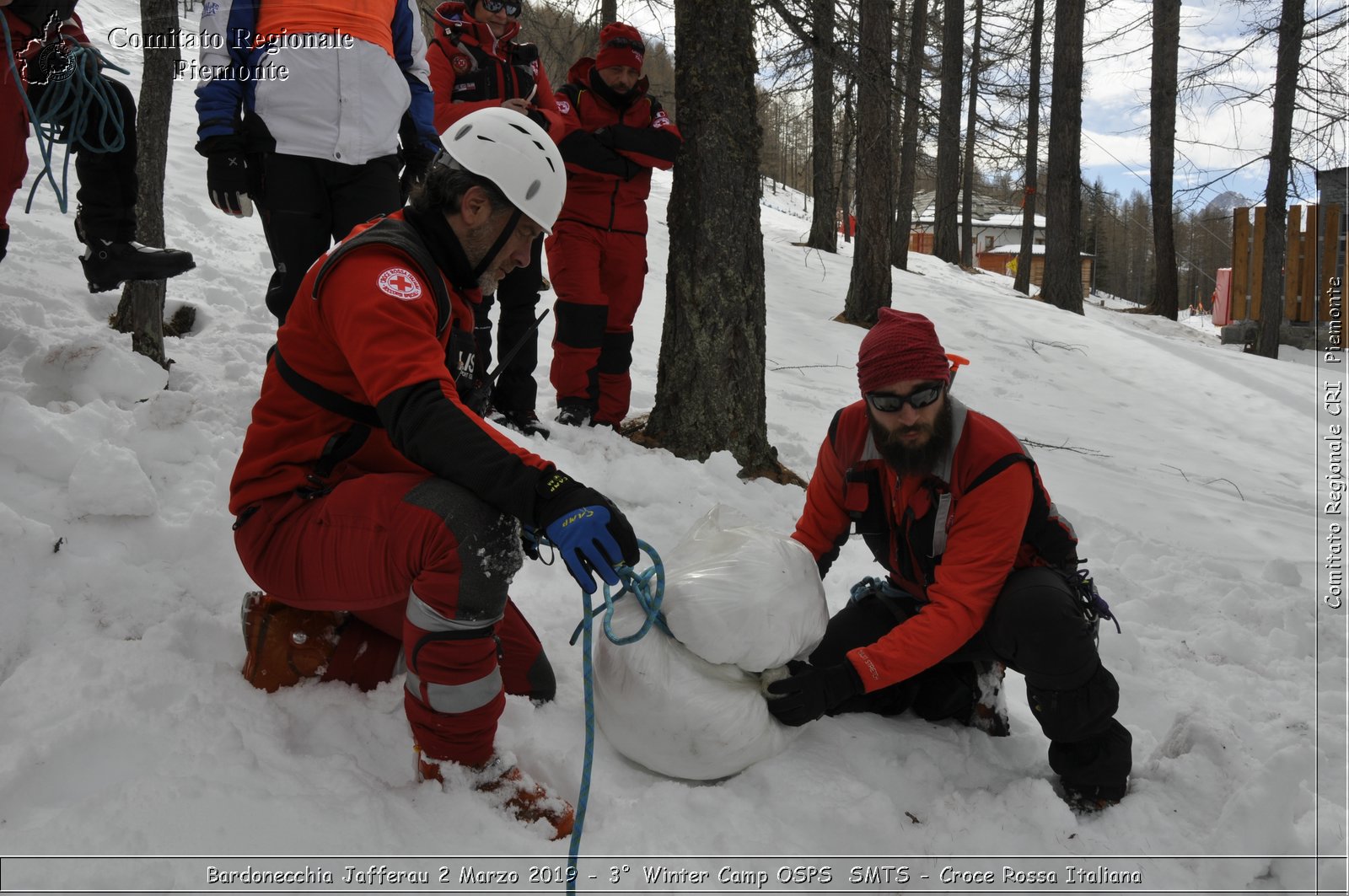 Bardonecchia Jafferau 2 Marzo 2019 - 3 Winter Camp OSPS  SMTS - Croce Rossa Italiana - Comitato Regionale del Piemonte