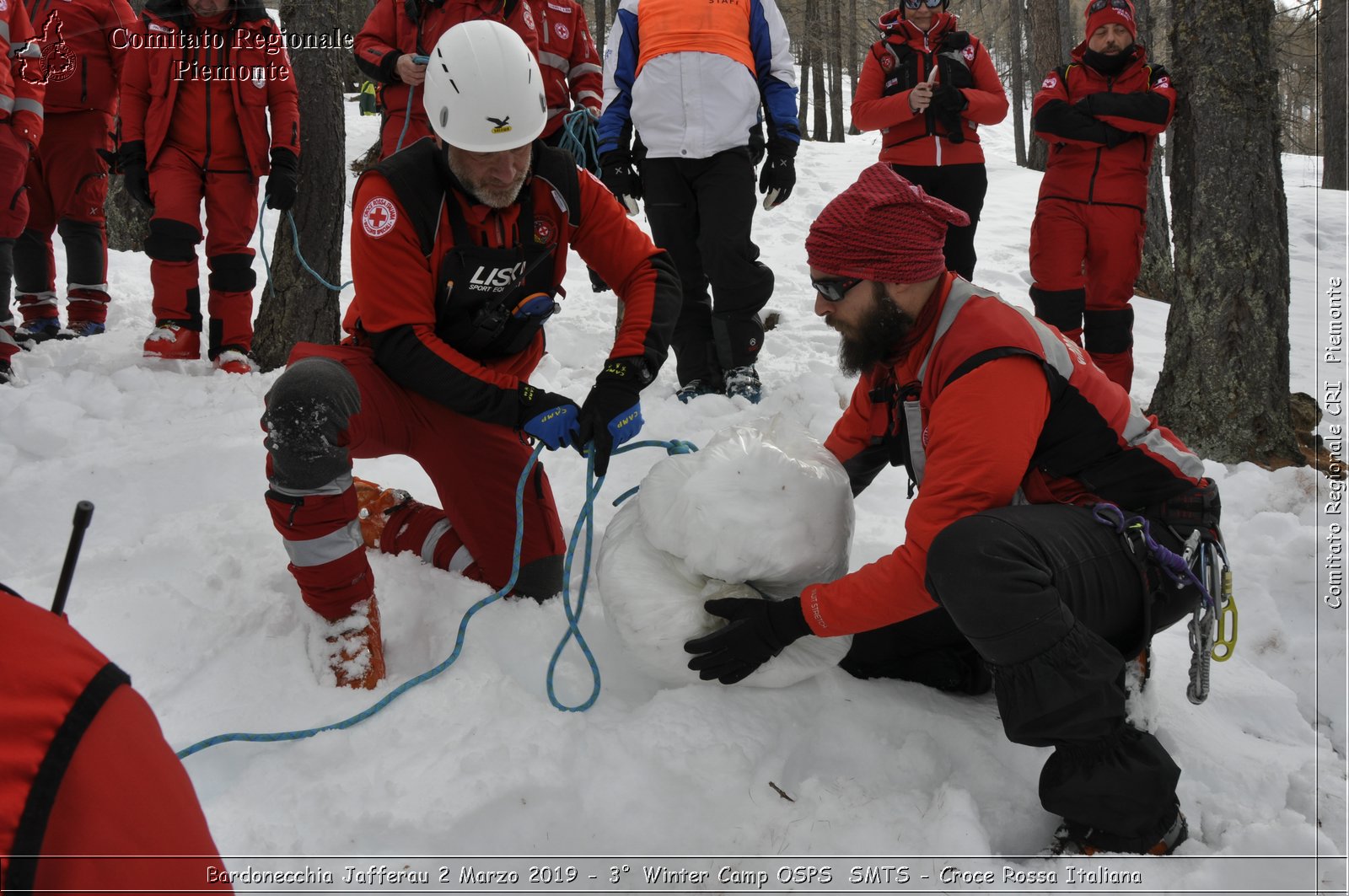 Bardonecchia Jafferau 2 Marzo 2019 - 3 Winter Camp OSPS  SMTS - Croce Rossa Italiana - Comitato Regionale del Piemonte