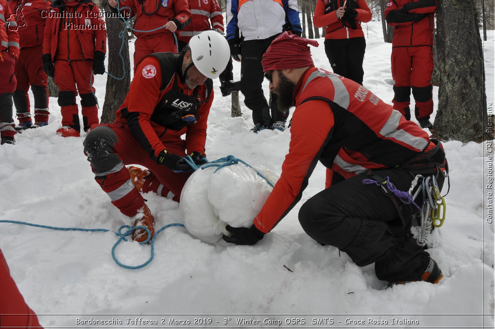 Bardonecchia Jafferau 2 Marzo 2019 - 3 Winter Camp OSPS  SMTS - Croce Rossa Italiana - Comitato Regionale del Piemonte