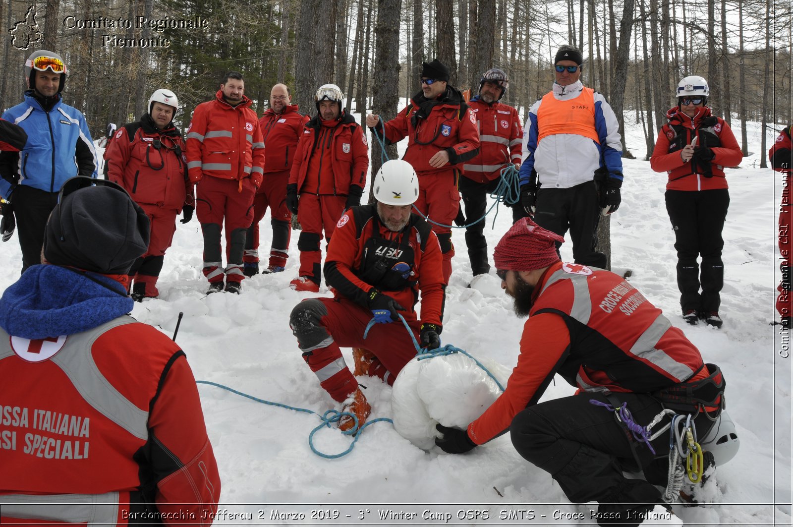 Bardonecchia Jafferau 2 Marzo 2019 - 3 Winter Camp OSPS  SMTS - Croce Rossa Italiana - Comitato Regionale del Piemonte